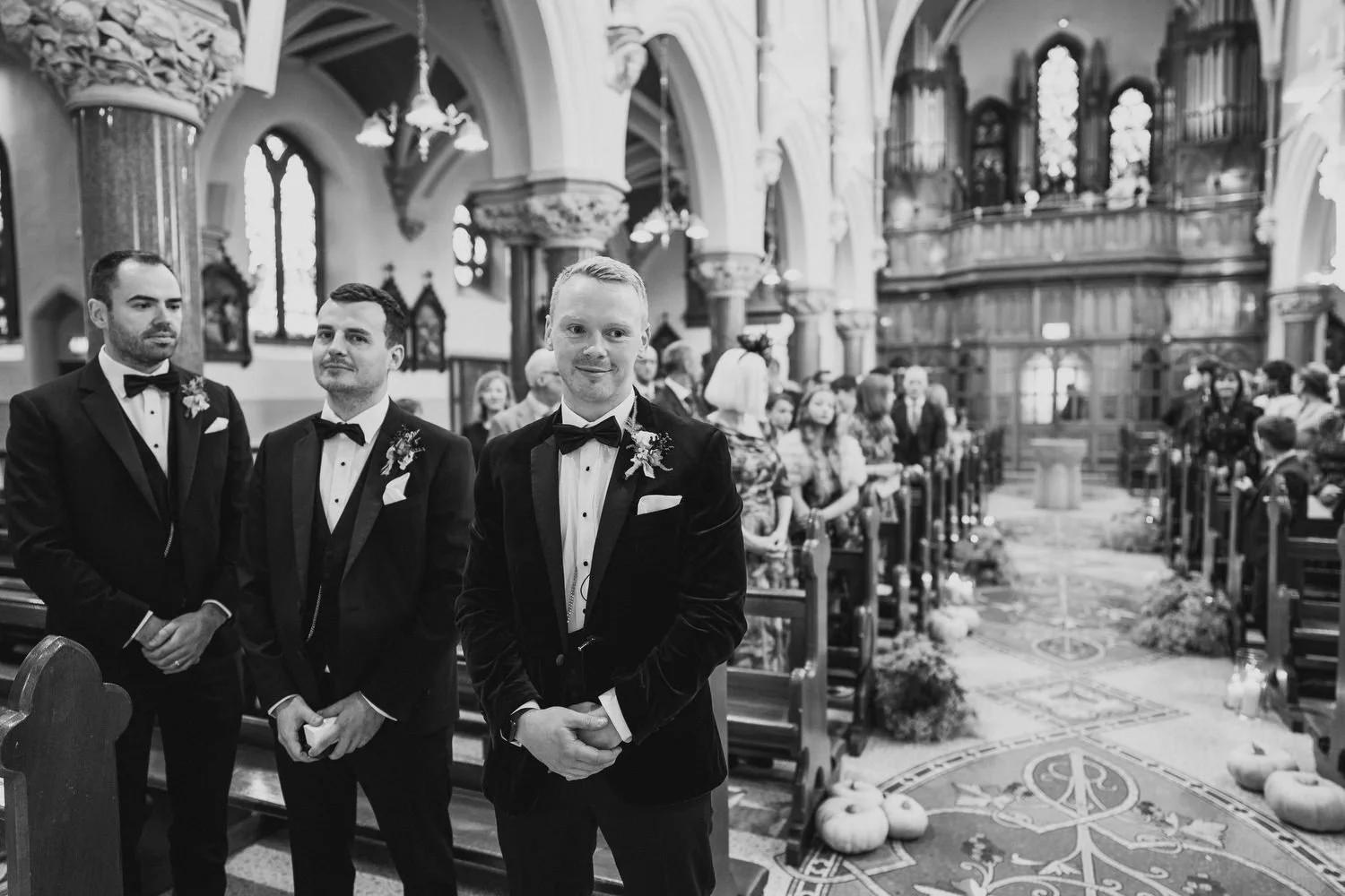  Claire and ChrisÕs gorgeous October wedding in the Carriage Rooms at Montalto estate.  The couple said their vows at the Good Shepherd Church in Belfast before travelling to Ballynahinch for their wedding reception in Montalto estate.  