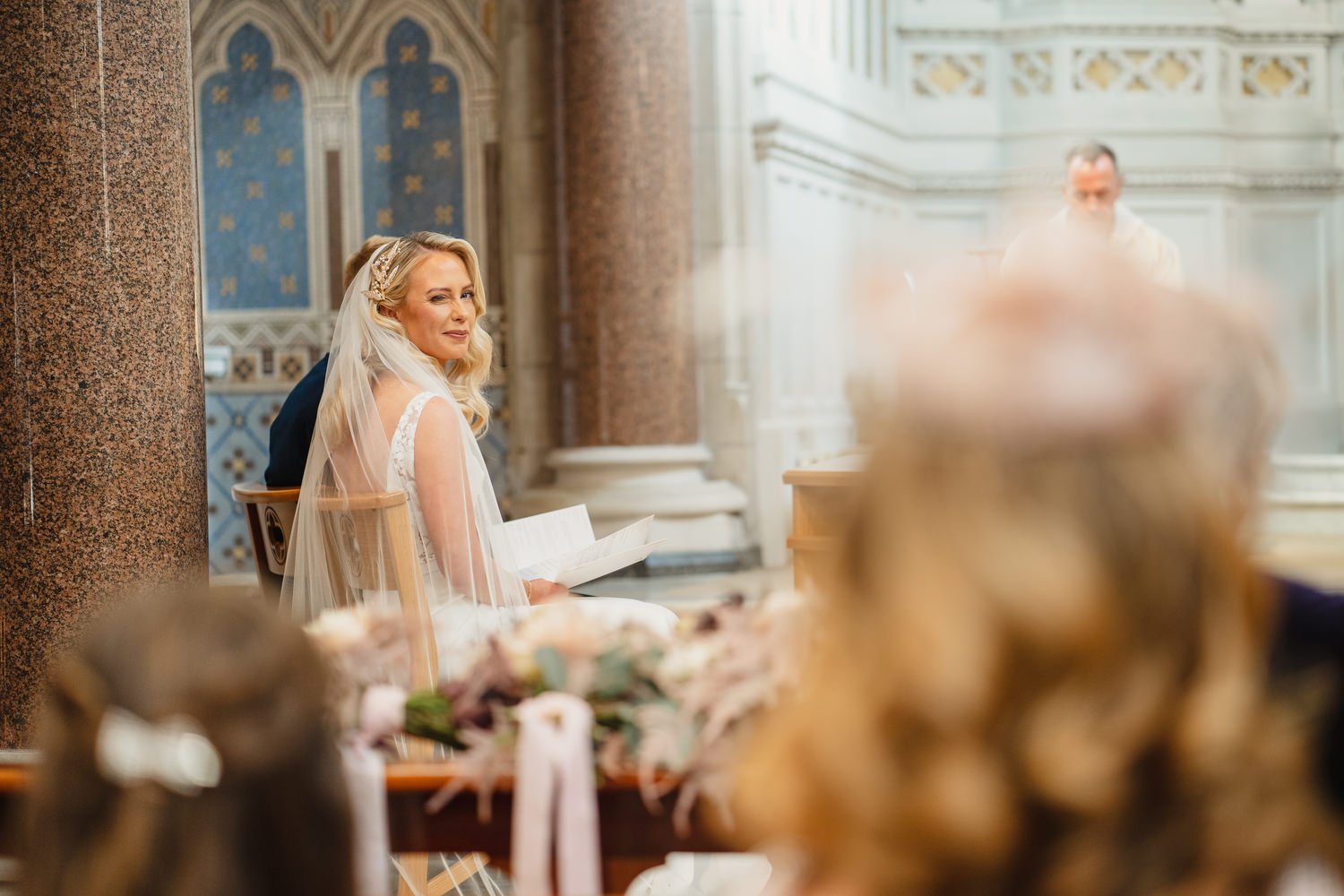 Claire and ChrisÕs gorgeous October wedding in the Carriage Rooms at Montalto estate.  The couple said their vows at the Good Shepherd Church in Belfast before travelling to Ballynahinch for their wedding reception in Montalto estate.  