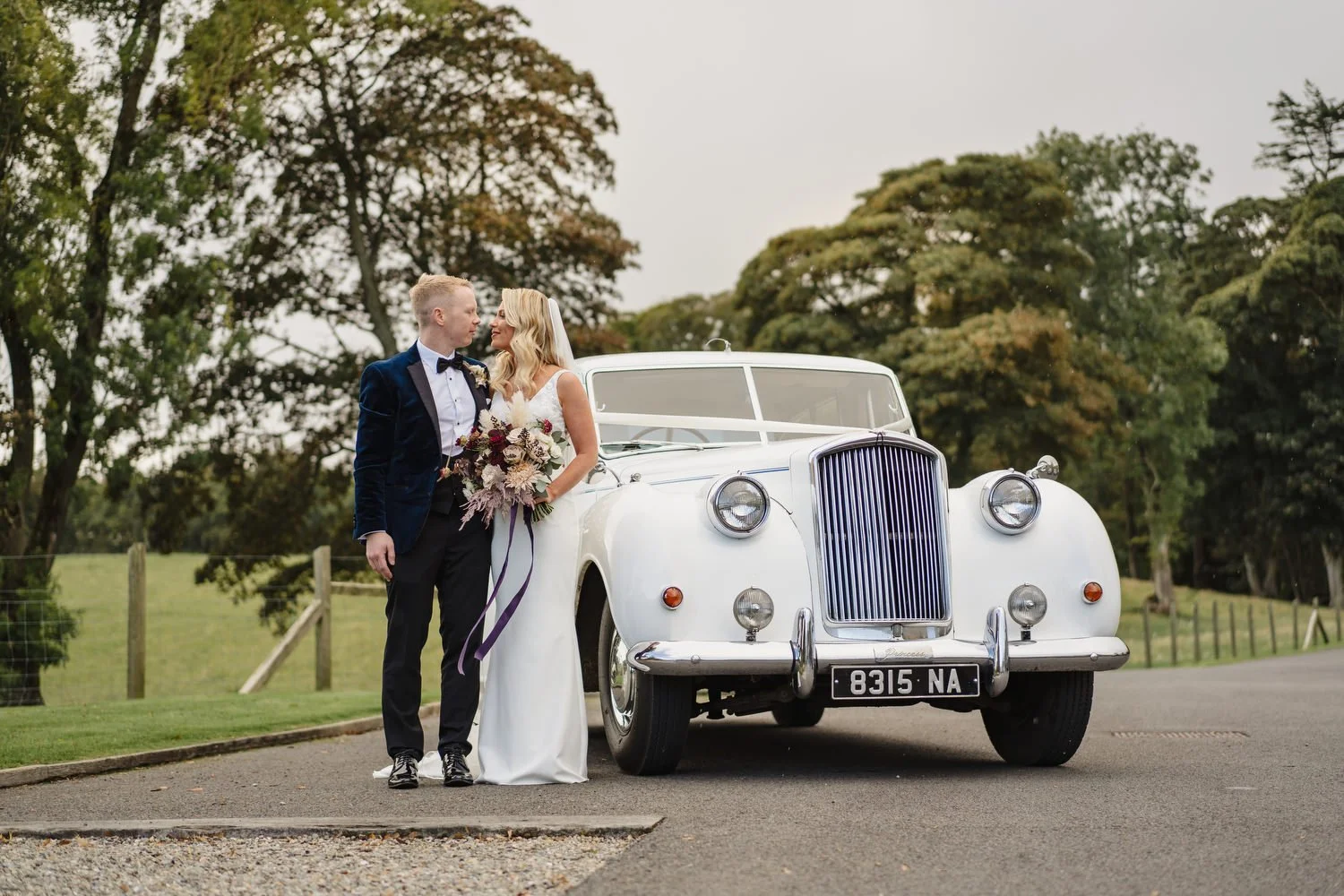  Claire and ChrisÕs gorgeous October wedding in the Carriage Rooms at Montalto estate.  The couple said their vows at the Good Shepherd Church in Belfast before travelling to Ballynahinch for their wedding reception in Montalto estate.  