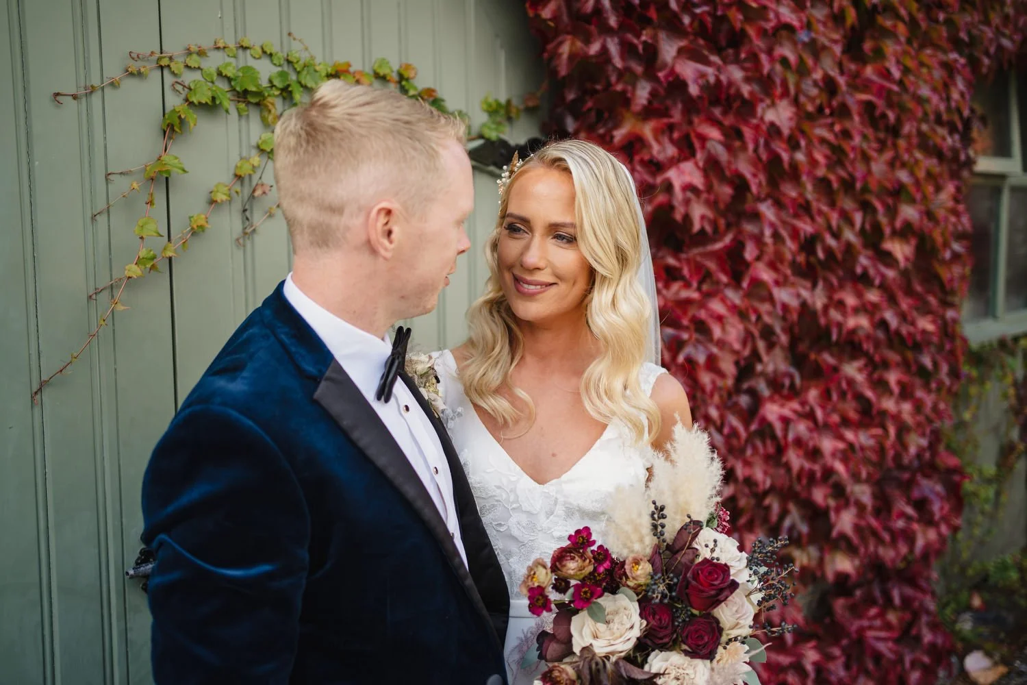  Claire and ChrisÕs gorgeous October wedding in the Carriage Rooms at Montalto estate.  The couple said their vows at the Good Shepherd Church in Belfast before travelling to Ballynahinch for their wedding reception in Montalto estate.  