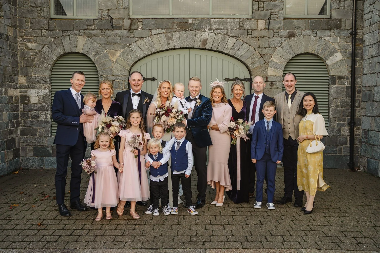  Claire and ChrisÕs gorgeous October wedding in the Carriage Rooms at Montalto estate.  The couple said their vows at the Good Shepherd Church in Belfast before travelling to Ballynahinch for their wedding reception in Montalto estate.  