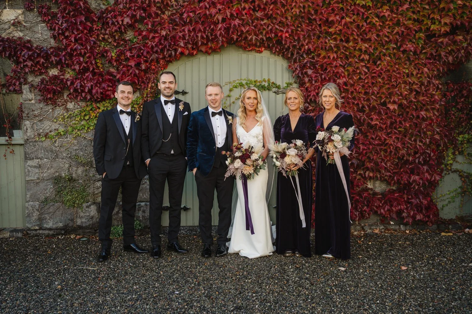  Claire and ChrisÕs gorgeous October wedding in the Carriage Rooms at Montalto estate.  The couple said their vows at the Good Shepherd Church in Belfast before travelling to Ballynahinch for their wedding reception in Montalto estate.  