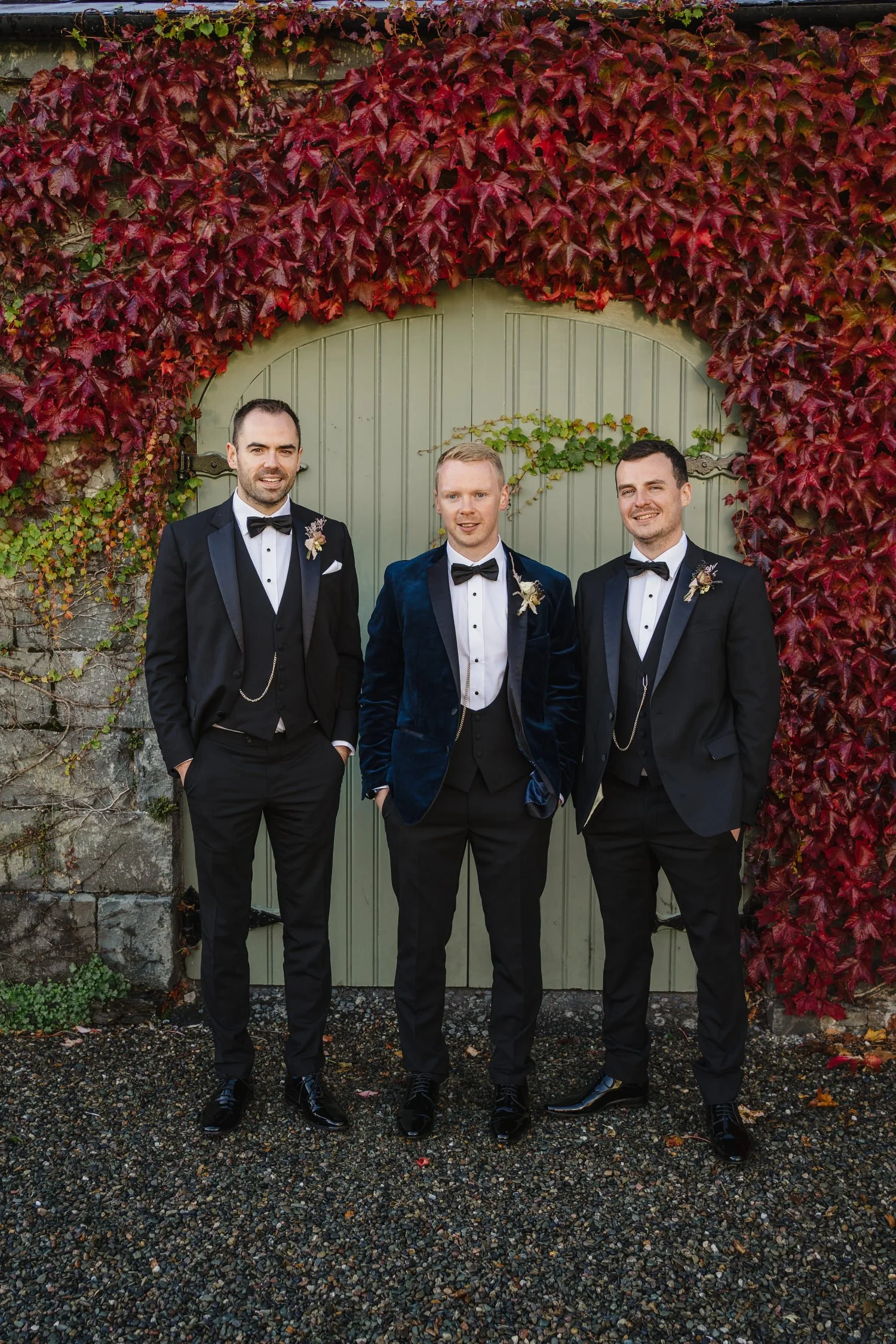  Claire and ChrisÕs gorgeous October wedding in the Carriage Rooms at Montalto estate.  The couple said their vows at the Good Shepherd Church in Belfast before travelling to Ballynahinch for their wedding reception in Montalto estate.  