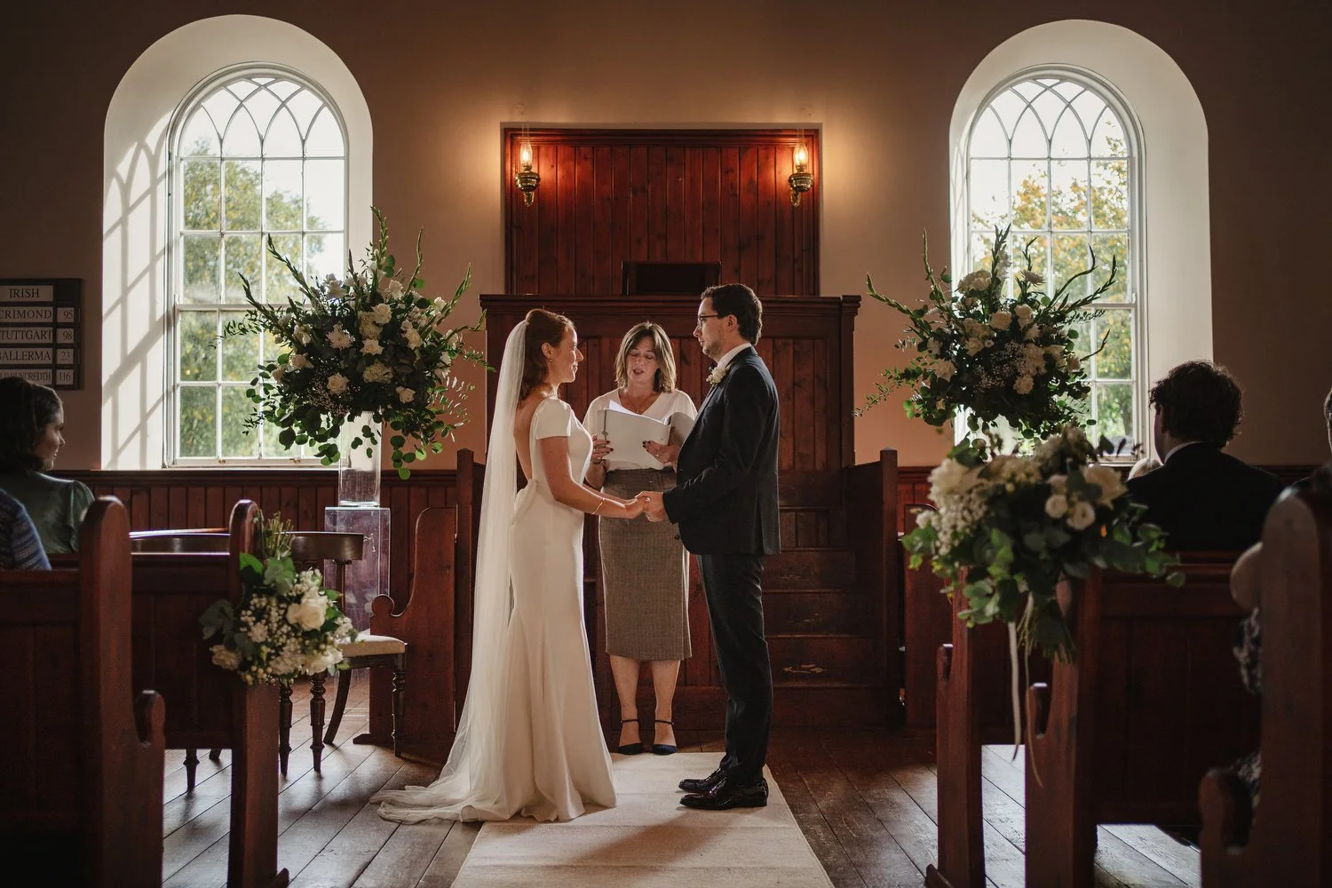  Anna and Josh’s gorgeous Autumn wedding in Omagh Meeting House at Cultra, with photos afterwards in the Ulster Folk and Transport Museum. The reception was in Cultra House with sparklers, sax and shenanigans! 