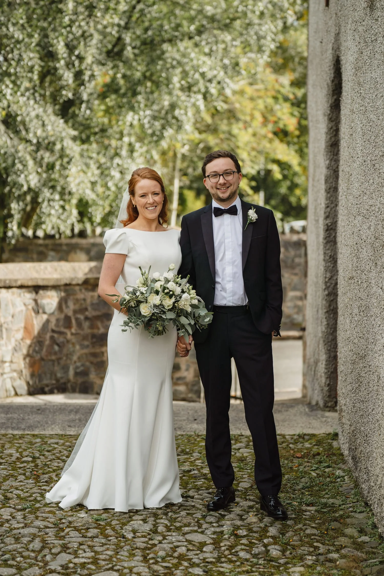  Anna and Josh’s gorgeous Autumn wedding in Omagh Meeting House at Cultra, with photos afterwards in the Ulster Folk and Transport Museum. The reception was in Cultra House with sparklers, sax and shenanigans! 