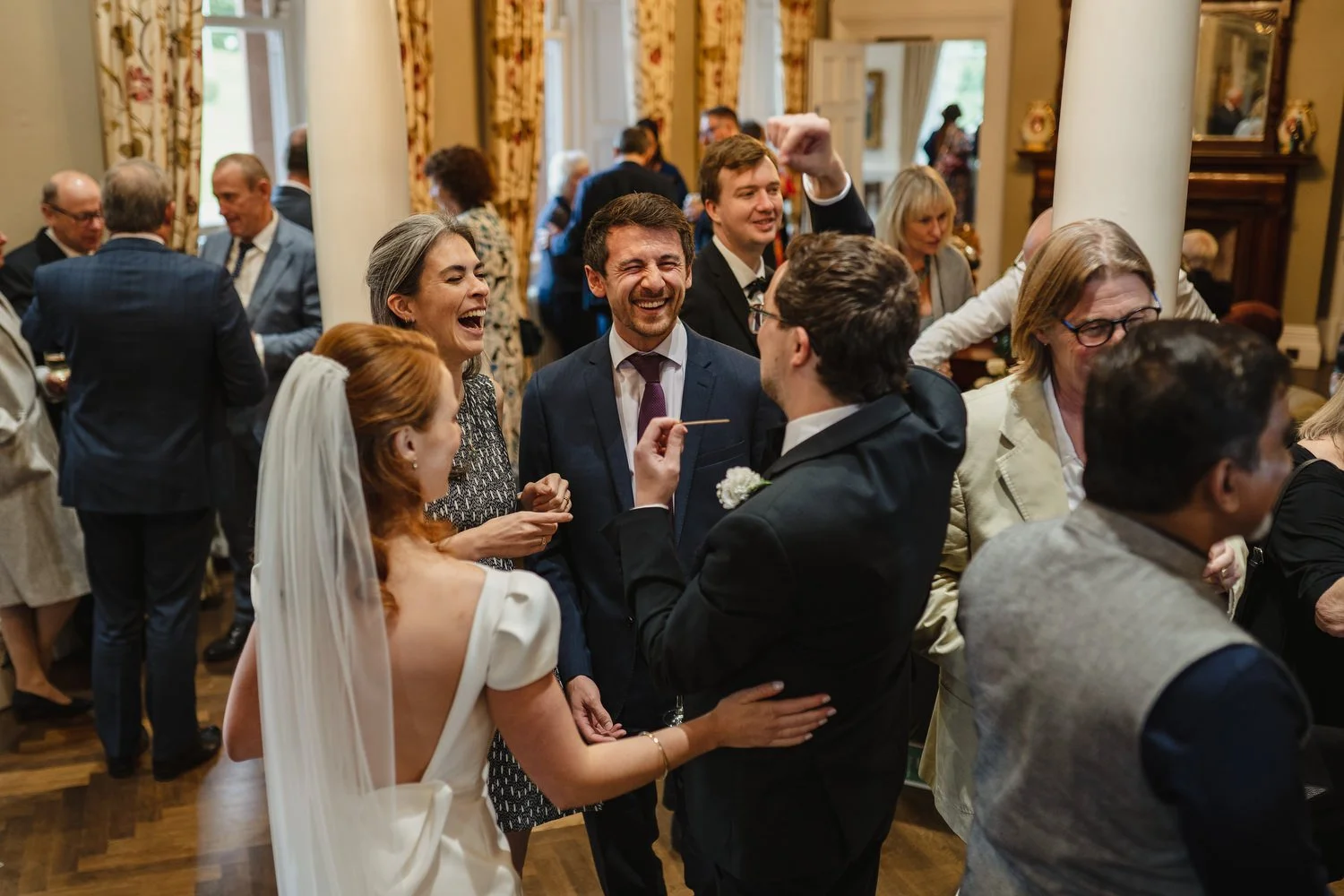  Anna and Josh’s gorgeous Autumn wedding in Omagh Meeting House at Cultra, with photos afterwards in the Ulster Folk and Transport Museum. The reception was in Cultra House with sparklers, sax and shenanigans! 