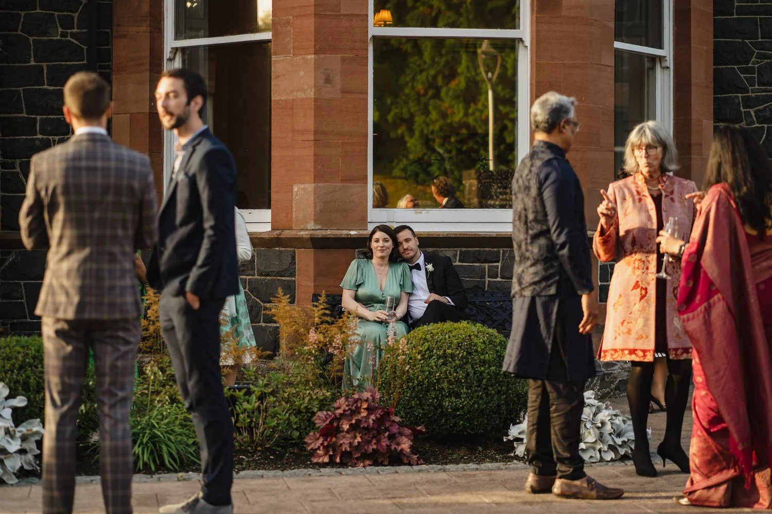  Anna and Josh’s gorgeous Autumn wedding in Omagh Meeting House at Cultra, with photos afterwards in the Ulster Folk and Transport Museum. The reception was in Cultra House with sparklers, sax and shenanigans! 