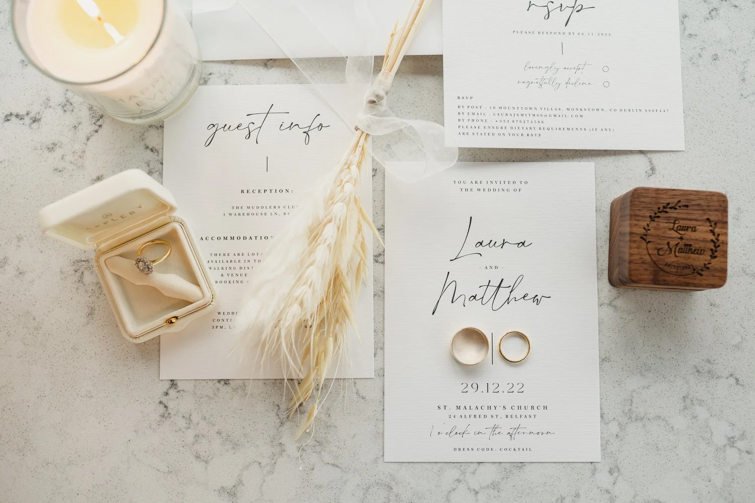  Laura and Matthews wedding in the Muddler’s Club restaurant in Belfast’s Cathedral Quarter. The couple got ready in the Hilton hotel before heading to St.Malachy’s church for their ceremony. Afterwards, we took photos around Cathedral Quarter before