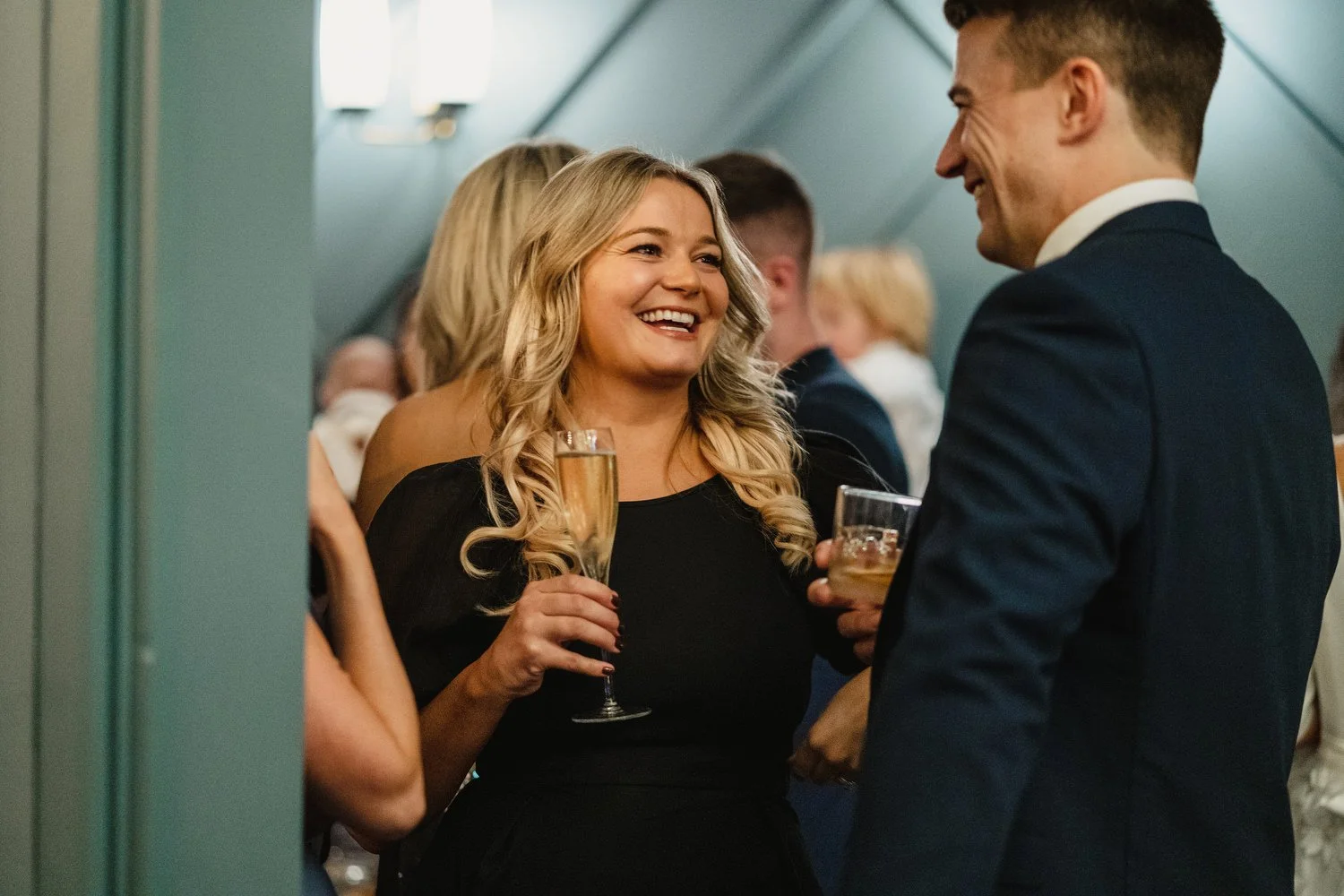  Laura and Matthews wedding in the Muddler’s Club restaurant in Belfast’s Cathedral Quarter. The couple got ready in the Hilton hotel before heading to St.Malachy’s church for their ceremony. Afterwards, we took photos around Cathedral Quarter before