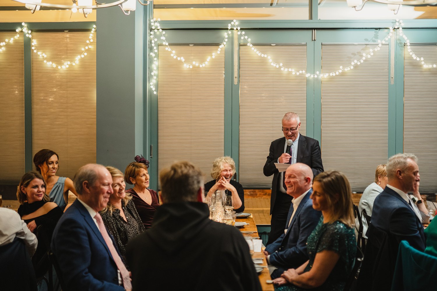  Laura and Matthews wedding in the Muddler’s Club restaurant in Belfast’s Cathedral Quarter. The couple got ready in the Hilton hotel before heading to St.Malachy’s church for their ceremony. Afterwards, we took photos around Cathedral Quarter before