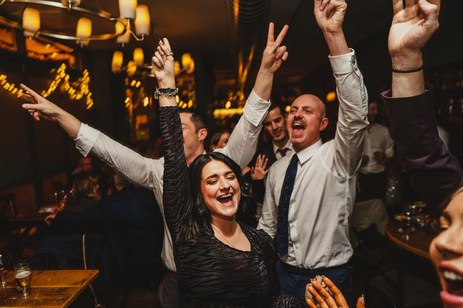  Laura and Matthews wedding in the Muddler’s Club restaurant in Belfast’s Cathedral Quarter. The couple got ready in the Hilton hotel before heading to St.Malachy’s church for their ceremony. Afterwards, we took photos around Cathedral Quarter before