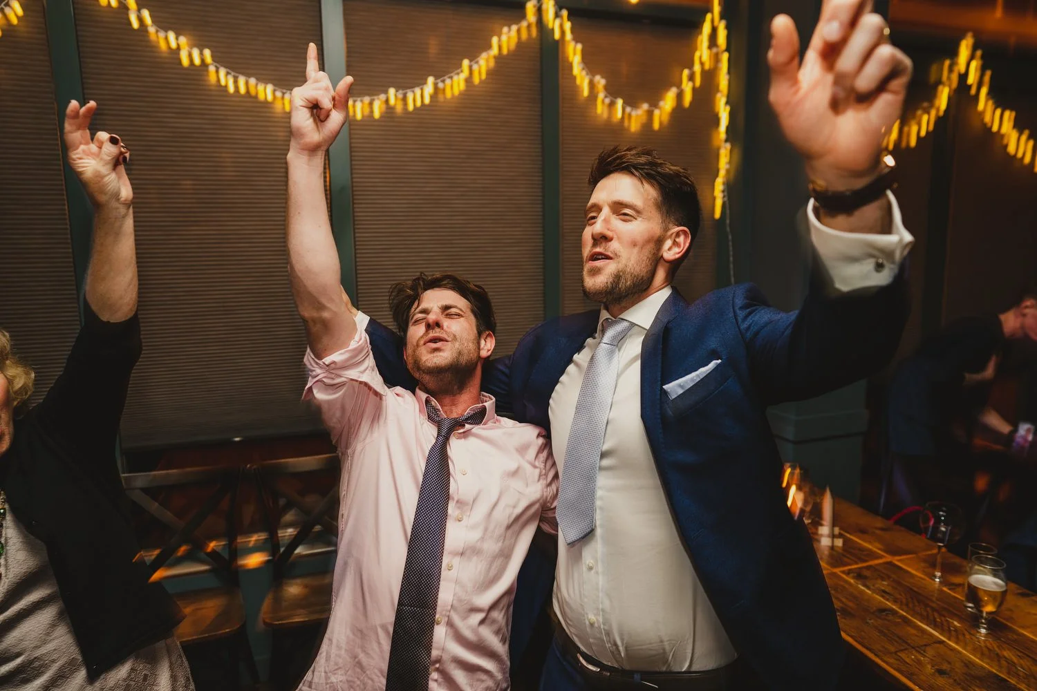  Laura and Matthews wedding in the Muddler’s Club restaurant in Belfast’s Cathedral Quarter. The couple got ready in the Hilton hotel before heading to St.Malachy’s church for their ceremony. Afterwards, we took photos around Cathedral Quarter before