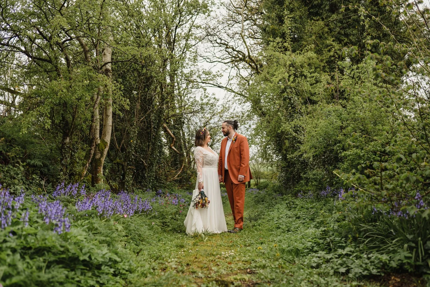  Sarah Dynan and Ciaran Madden’s humanist wedding in Limepark cottages in Armoy, County Antrim. 