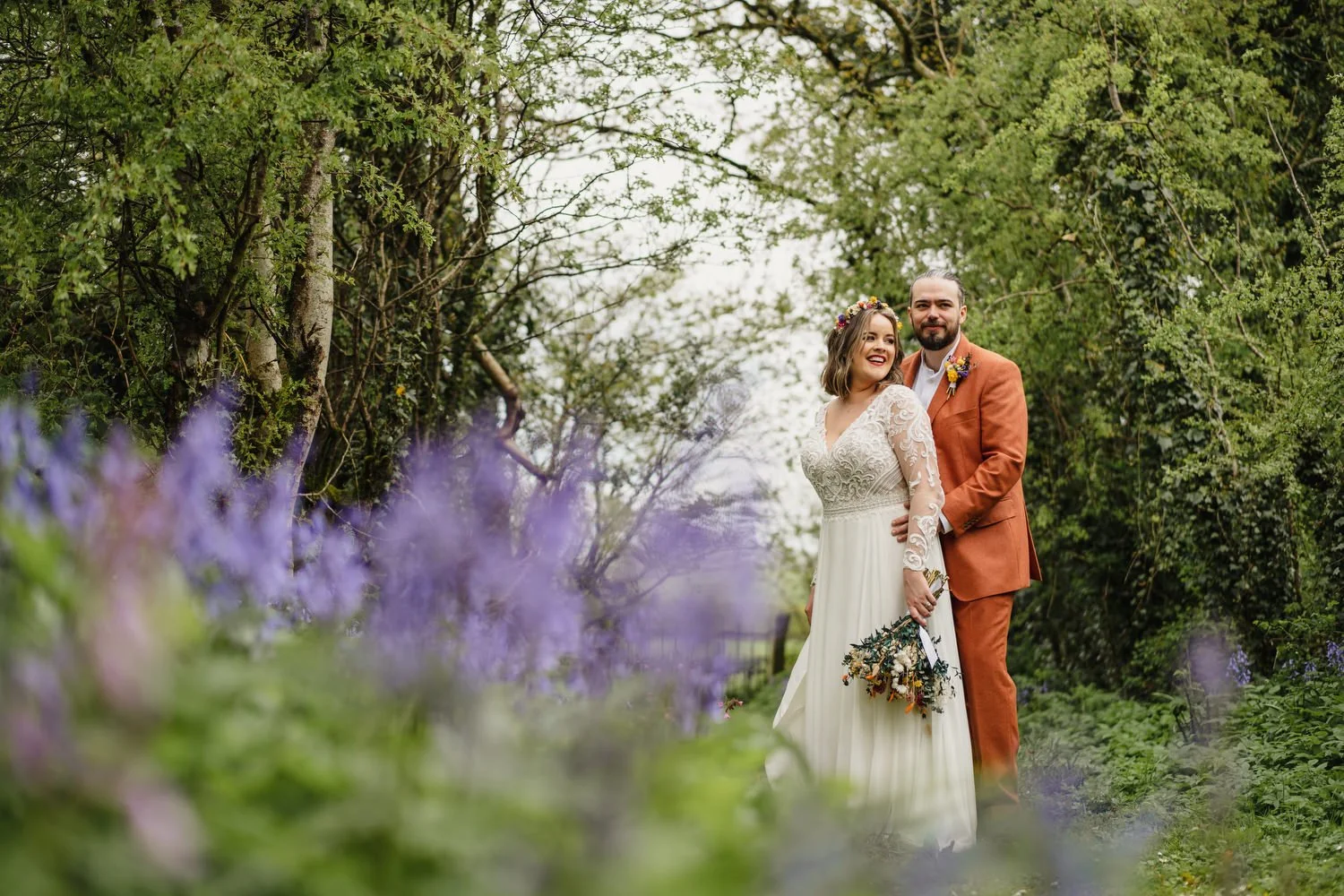  Sarah Dynan and Ciaran Madden’s humanist wedding in Limepark cottages in Armoy, County Antrim. 