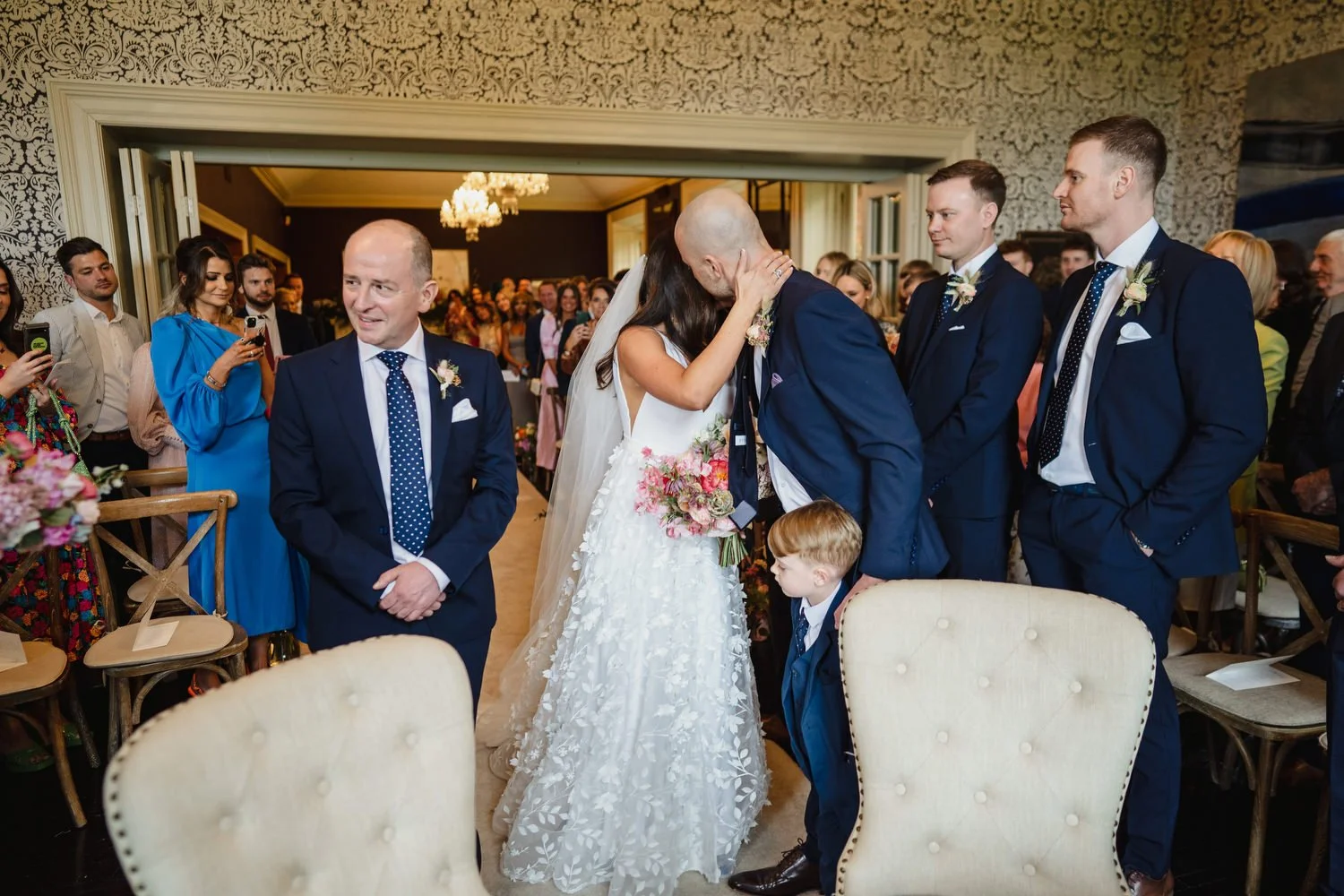  Cara and Ashley French from French Village in Belfast’s Wedding in Virginia Park Lodge in Cavan 