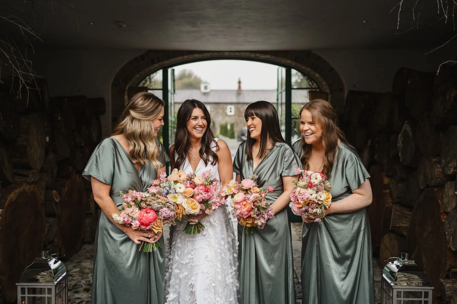  Cara and Ashley French from French Village in Belfast’s Wedding in Virginia Park Lodge in Cavan 