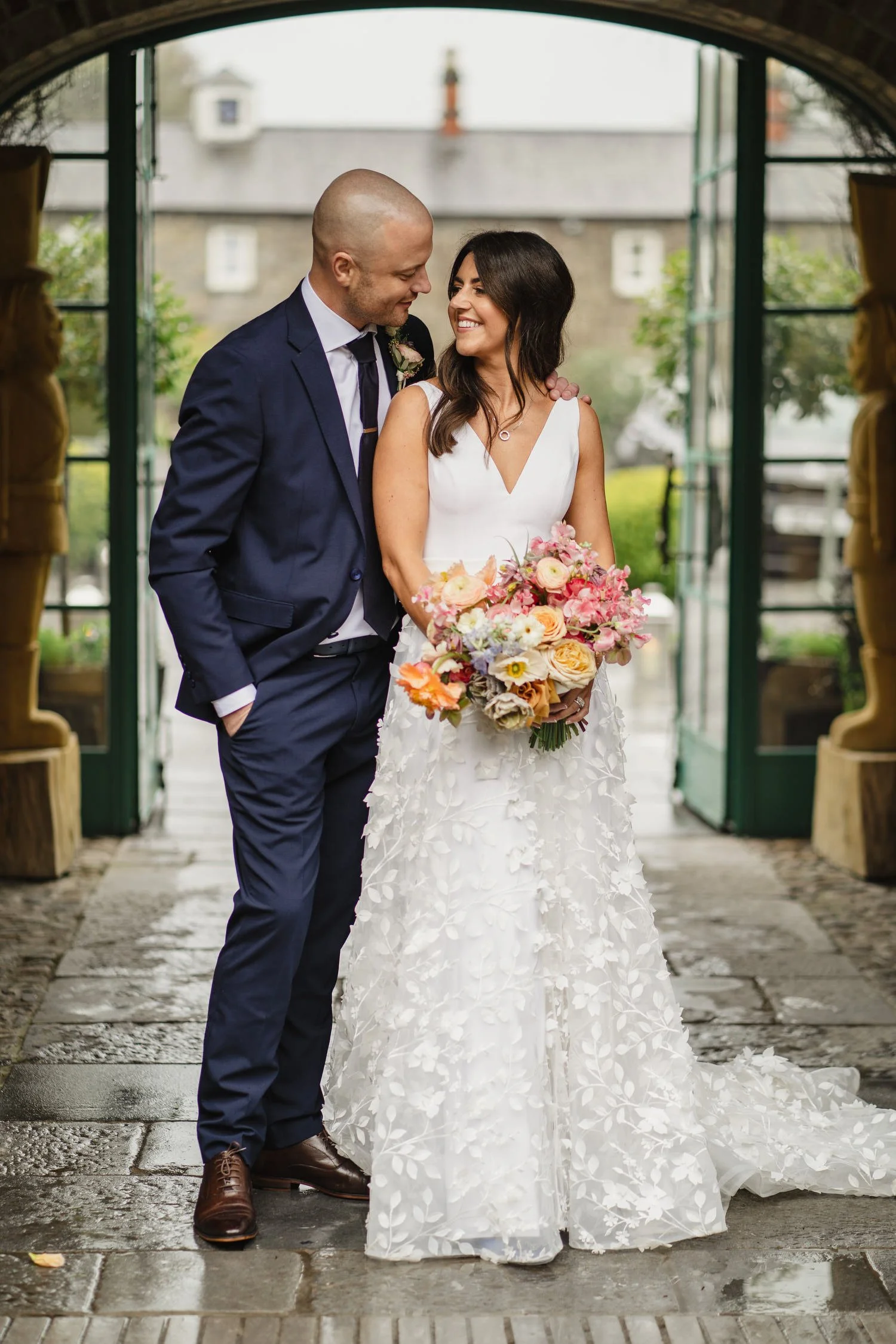  Cara and Ashley French from French Village in Belfast’s Wedding in Virginia Park Lodge in Cavan 