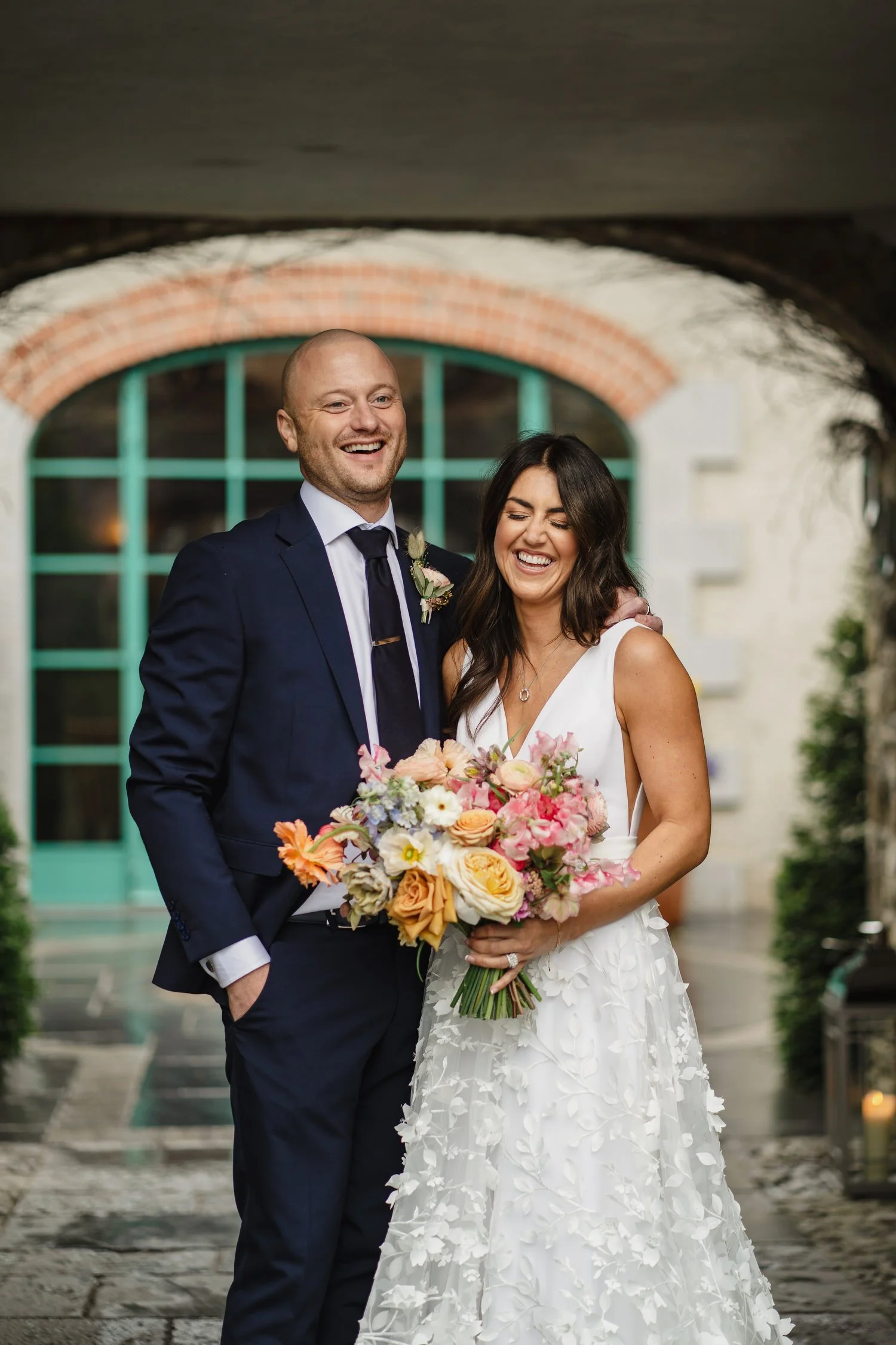  Cara and Ashley French from French Village in Belfast’s Wedding in Virginia Park Lodge in Cavan 