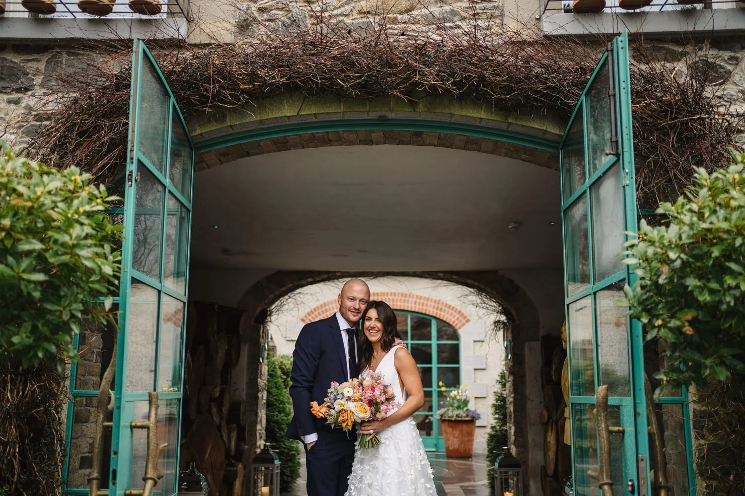  Cara and Ashley French from French Village in Belfast’s Wedding in Virginia Park Lodge in Cavan 