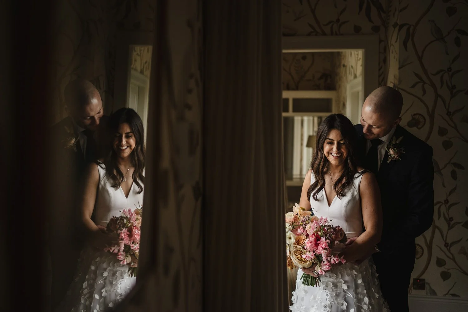  Cara and Ashley French from French Village in Belfast’s Wedding in Virginia Park Lodge in Cavan 