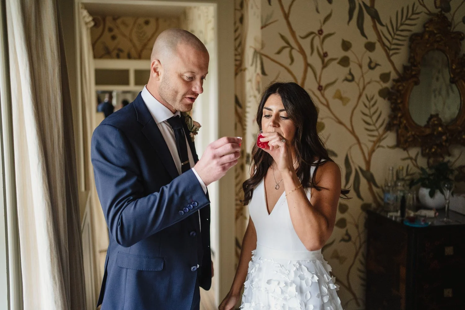  Cara and Ashley French from French Village in Belfast’s Wedding in Virginia Park Lodge in Cavan 