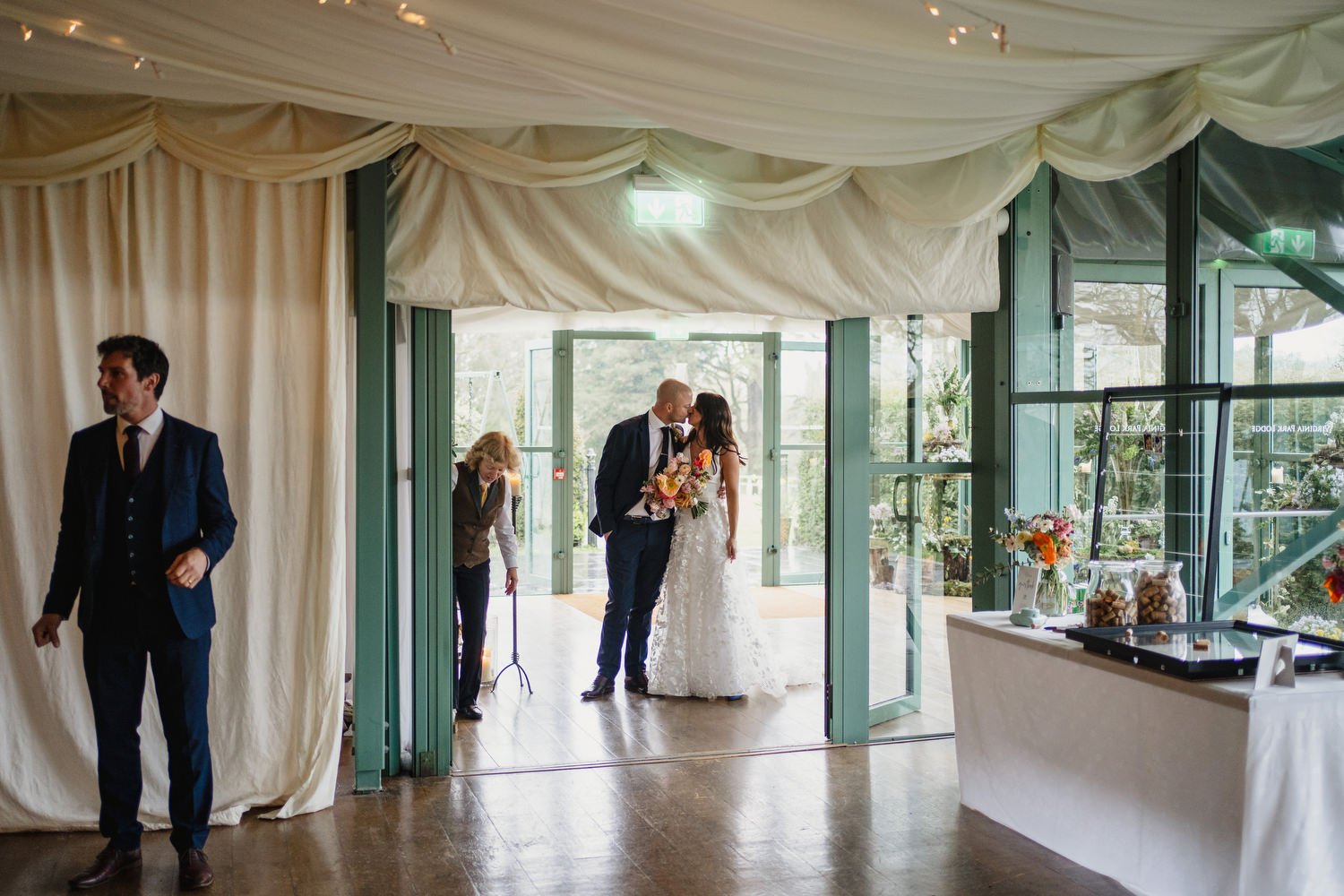  Cara and Ashley French from French Village in Belfast’s Wedding in Virginia Park Lodge in Cavan 