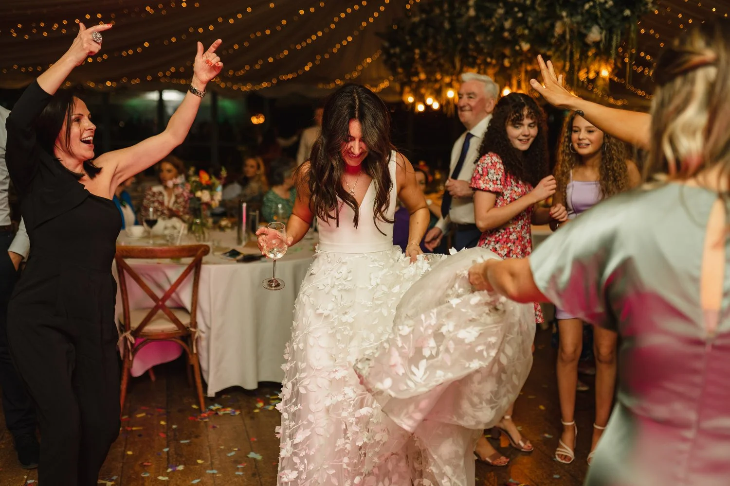  Cara and Ashley French from French Village in Belfast’s Wedding in Virginia Park Lodge in Cavan 