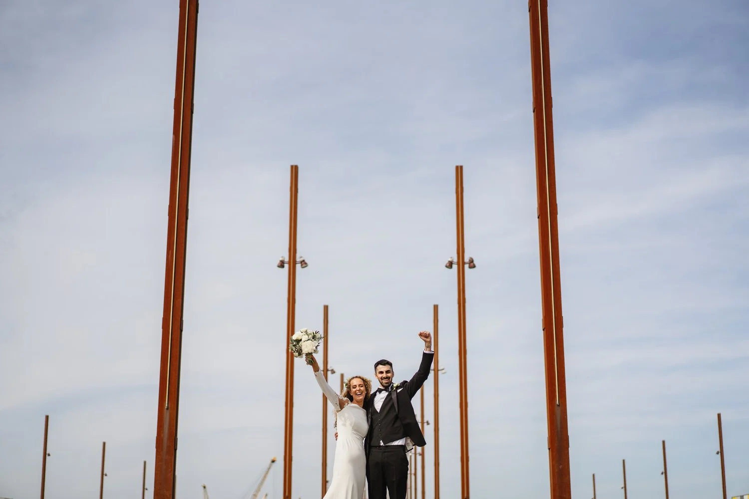  Titanic Hotel wedding photos with ceremony in the Good Shepherd Catholic Church on Ormeau Road. 