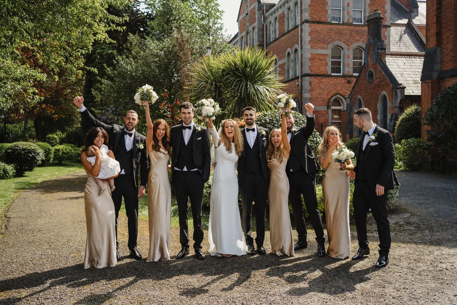  Titanic Hotel wedding photos with ceremony in the Good Shepherd Catholic Church on Ormeau Road. 
