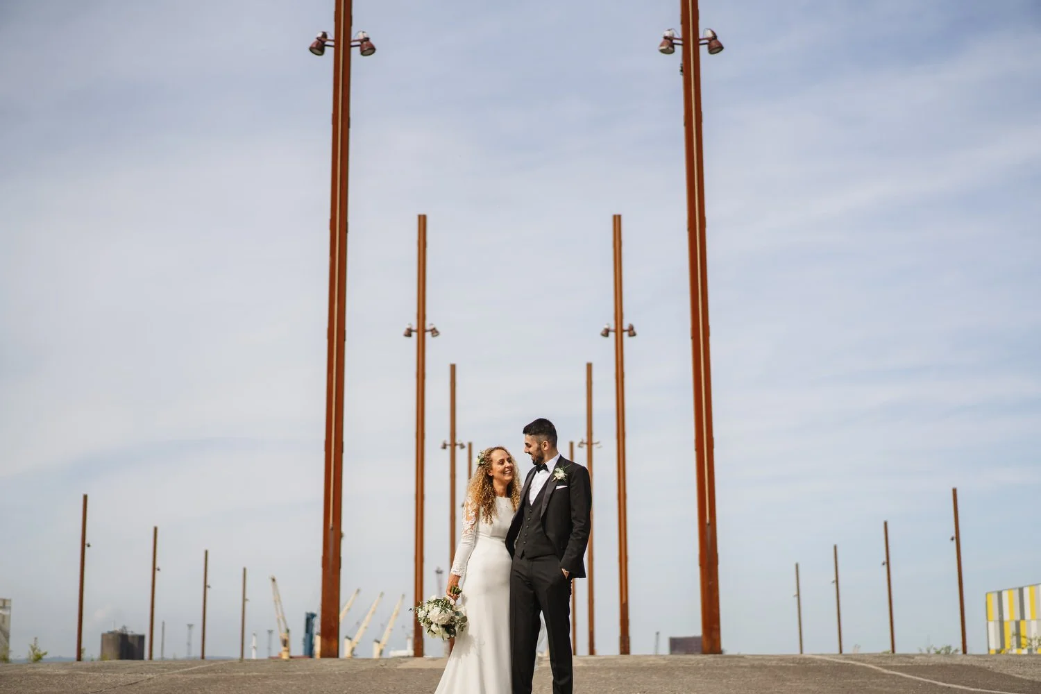  Titanic Hotel wedding photos with ceremony in the Good Shepherd Catholic Church on Ormeau Road. 