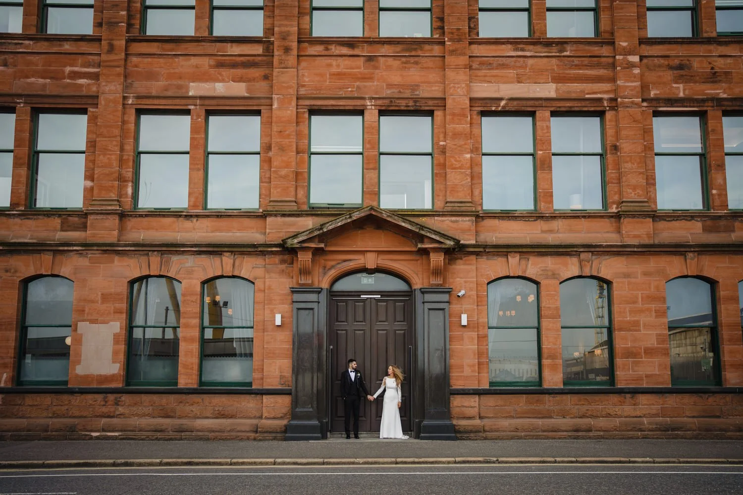  Titanic Hotel wedding photos with ceremony in the Good Shepherd Catholic Church on Ormeau Road. 