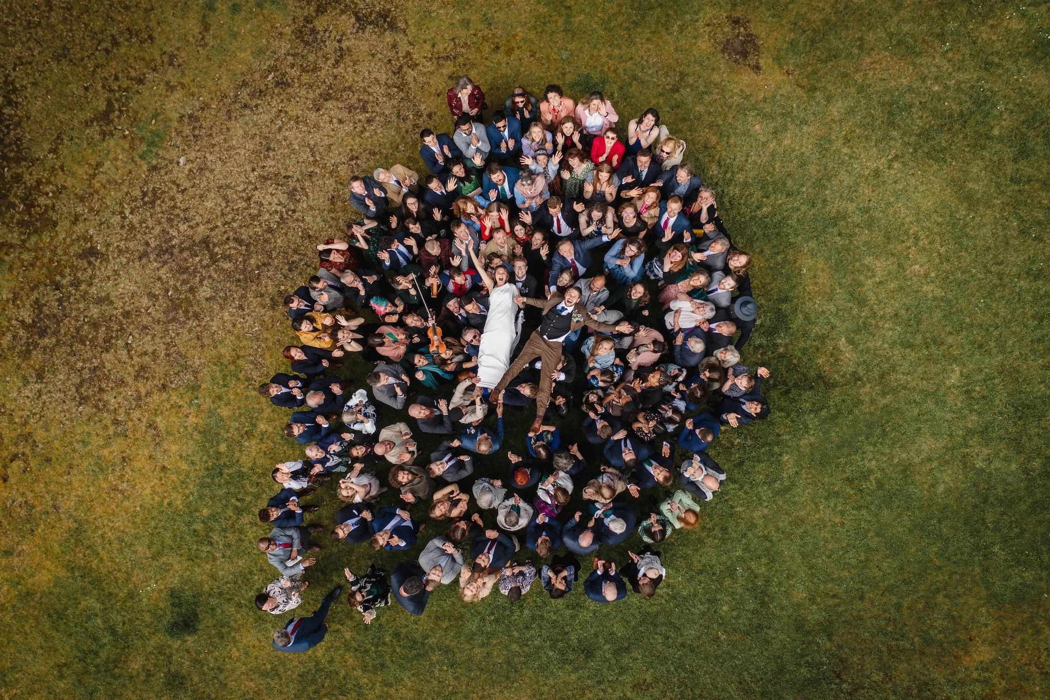  Stef and Jack’s Dutch-Irish nature-themed wedding in Finnebrogue Woods, Downpatrick. 