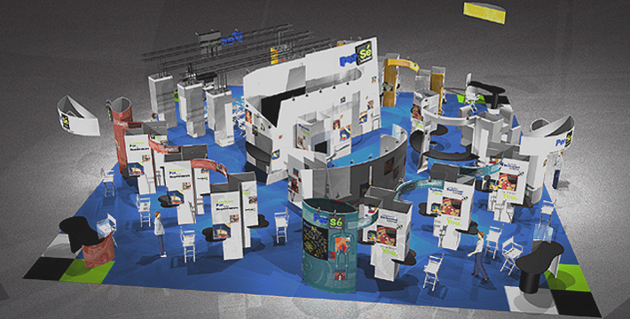 60' x 60' exhibit [south end]