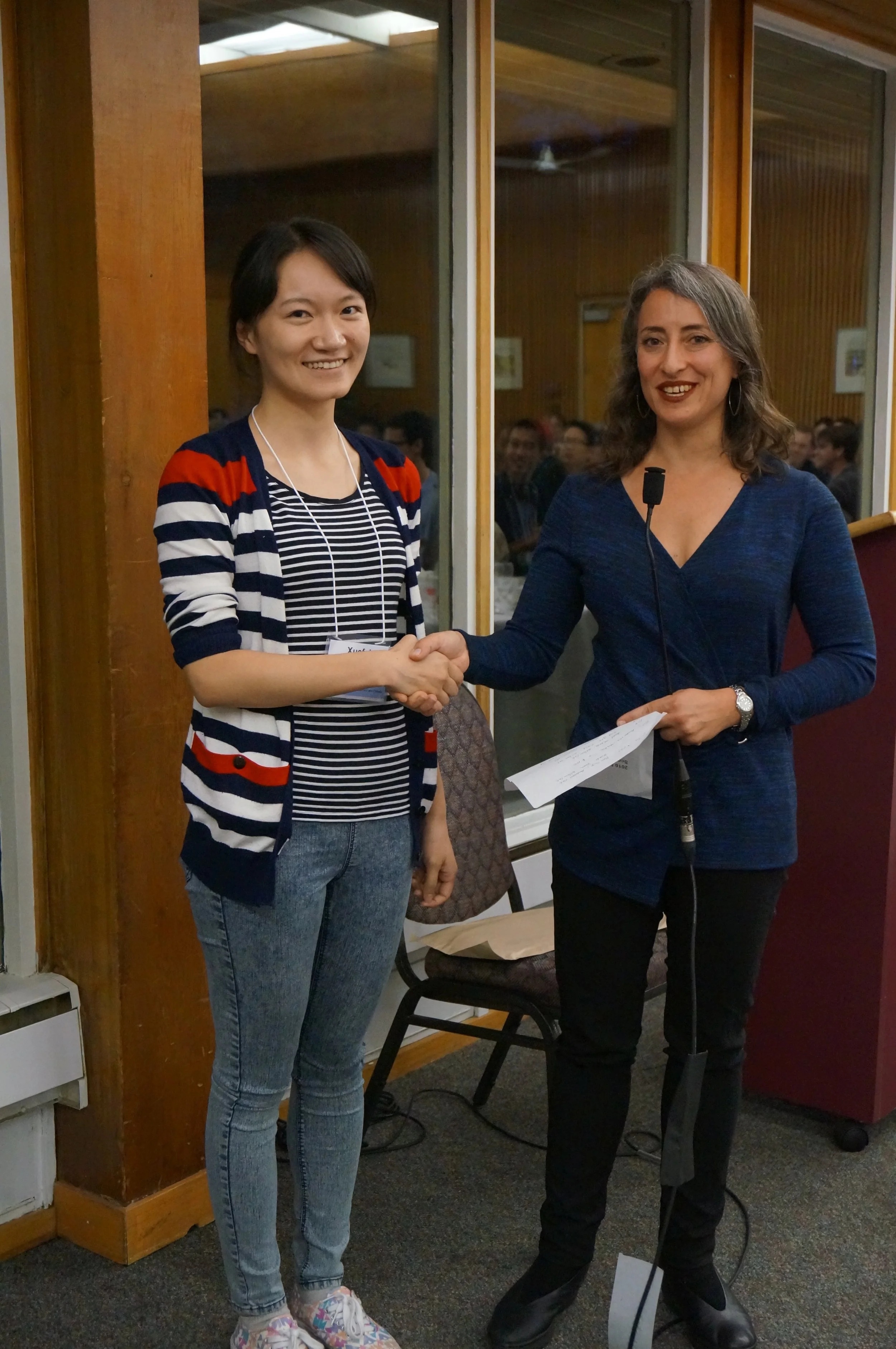Xuefei Yuan and Dr. Leah Cowen