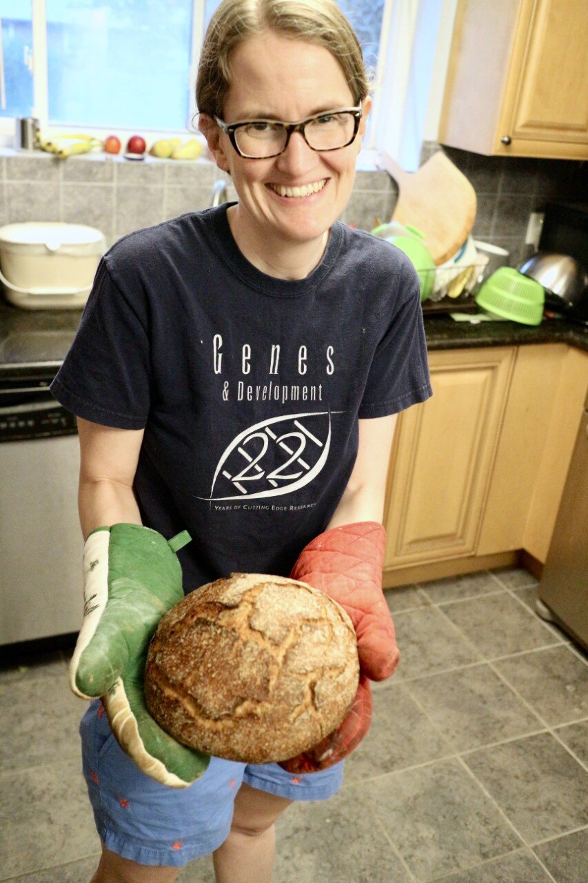 Dr. Johanna Carroll makes an excellent sourdough bread!