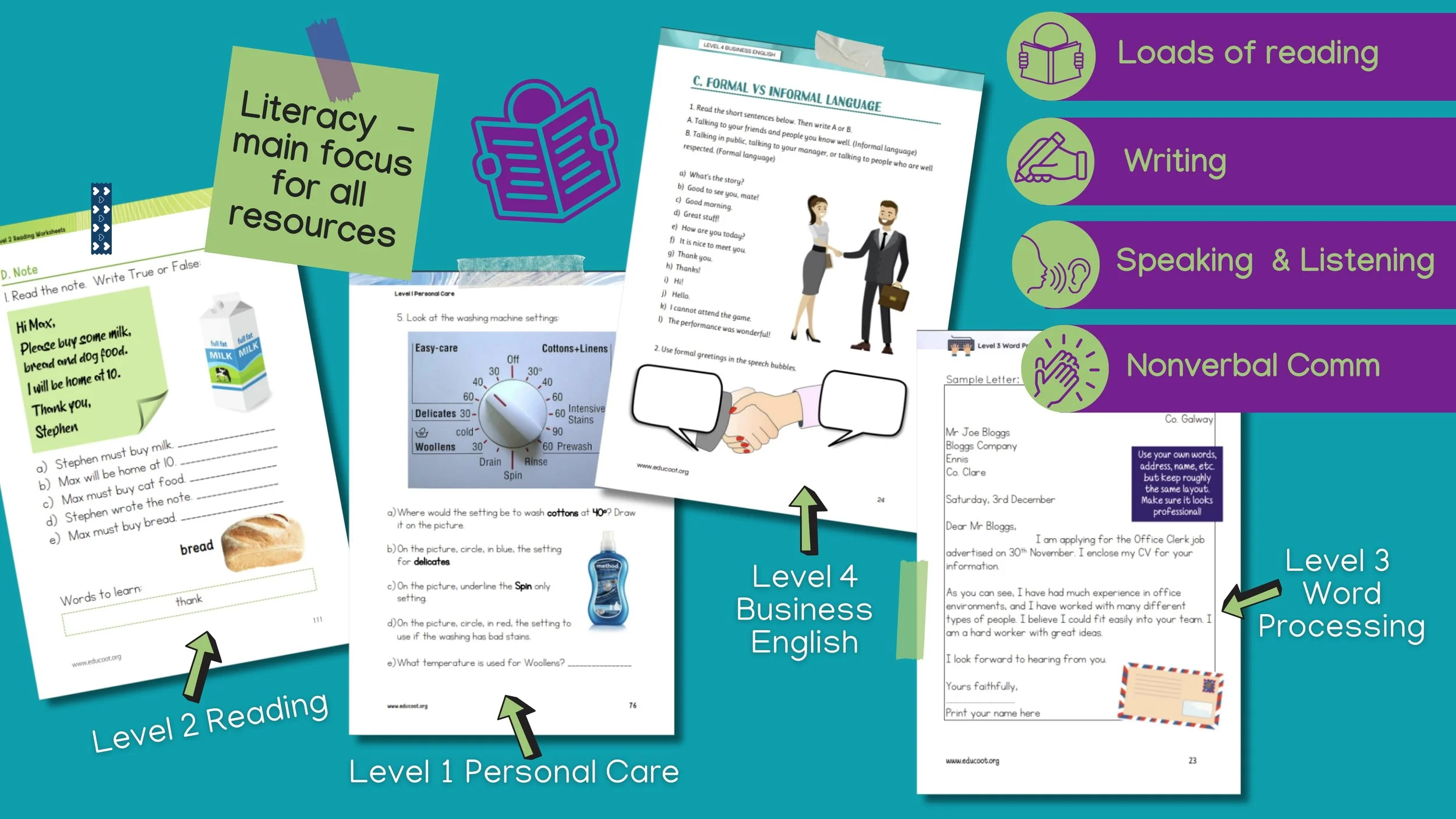 Educoot Level 2 Educoot Education Resources for literacy, numeracy, digital literacy ...