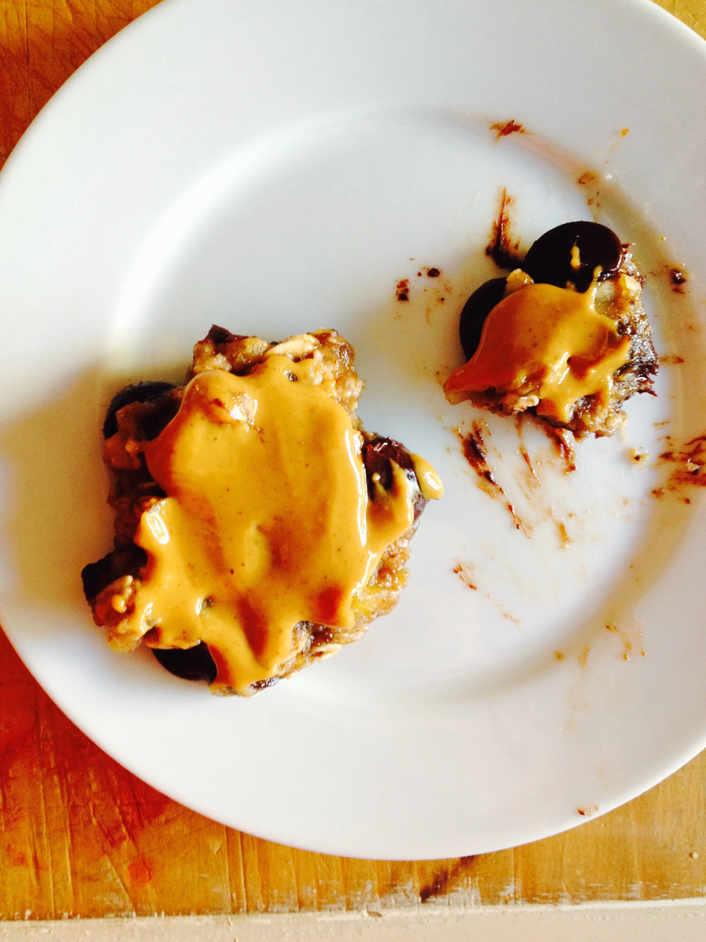 My peanut butter heard that there were banana cookies in the kitchen, and he felt left out, soo... yeah.