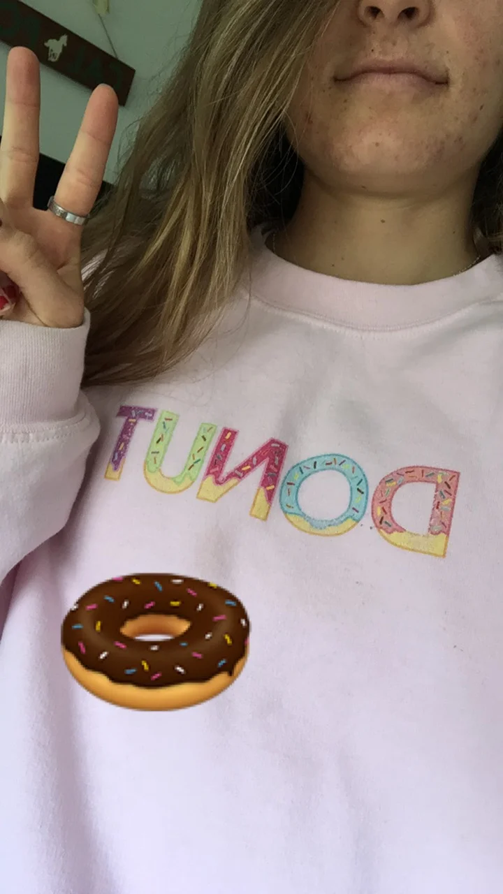 also, this is one of 4 donut-related articles of clothing I own. just sayin'.