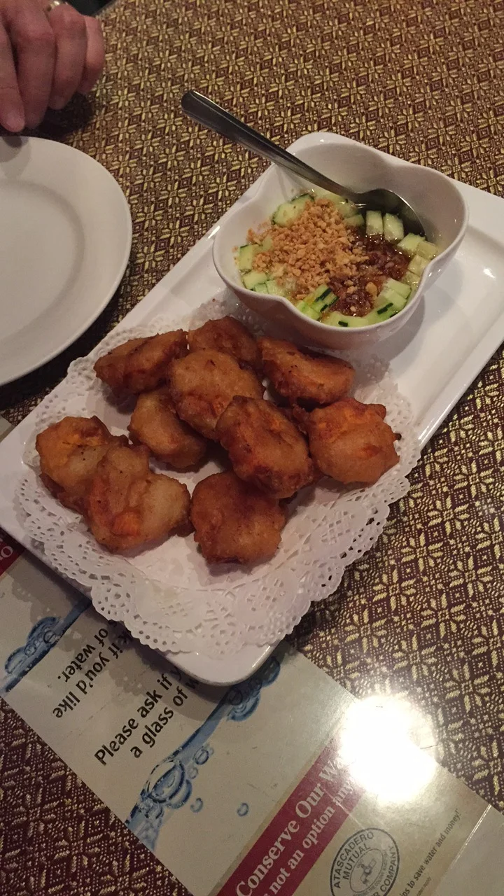 tempura sweet potatoes. YES.