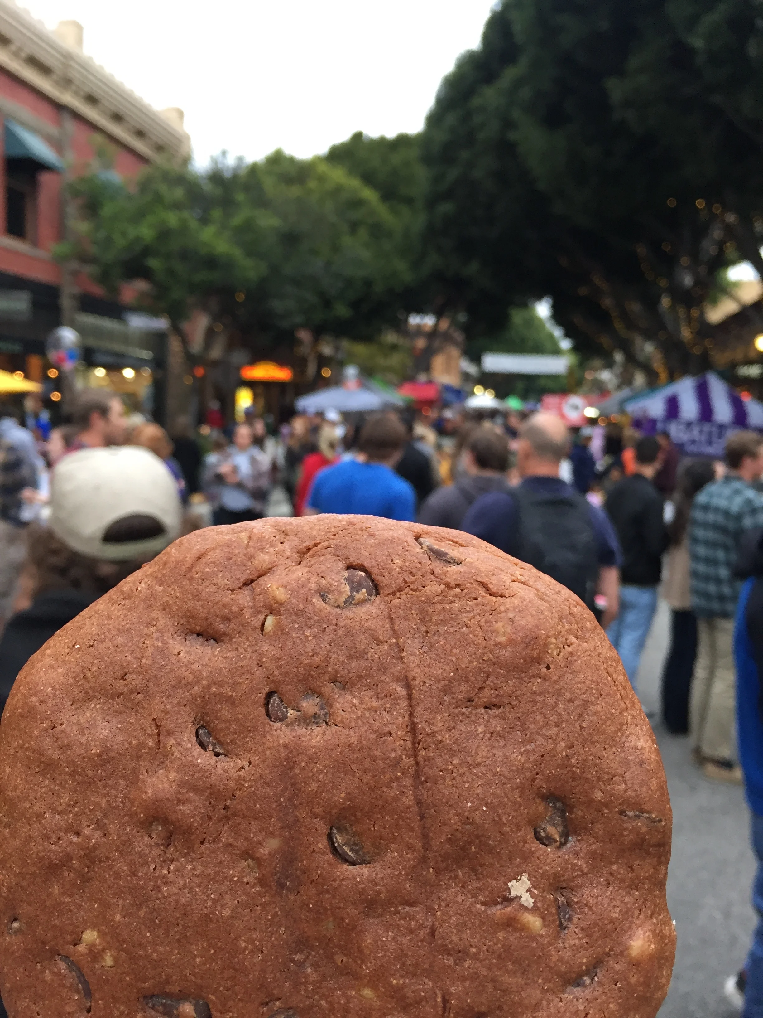 Bliss Cafe (again) - cacao walnut brownie cookie. The chocolate chip to cookie ratio is what keeps me coming back. On. Point. 
