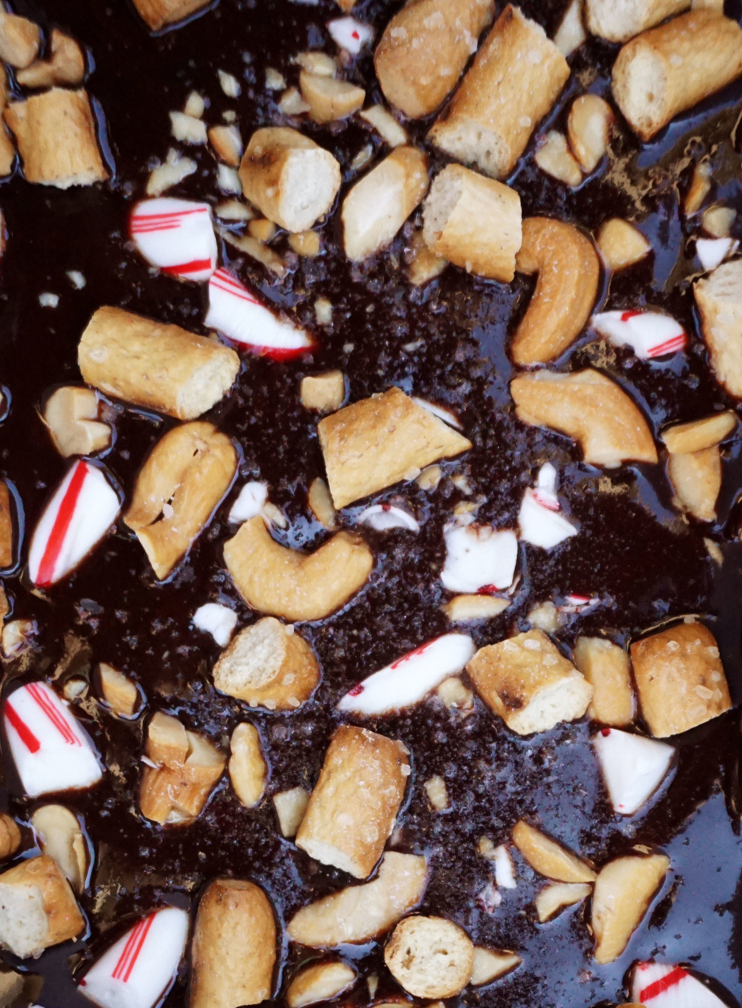 Sweet and Salty Christmas Fudge (Vegan)