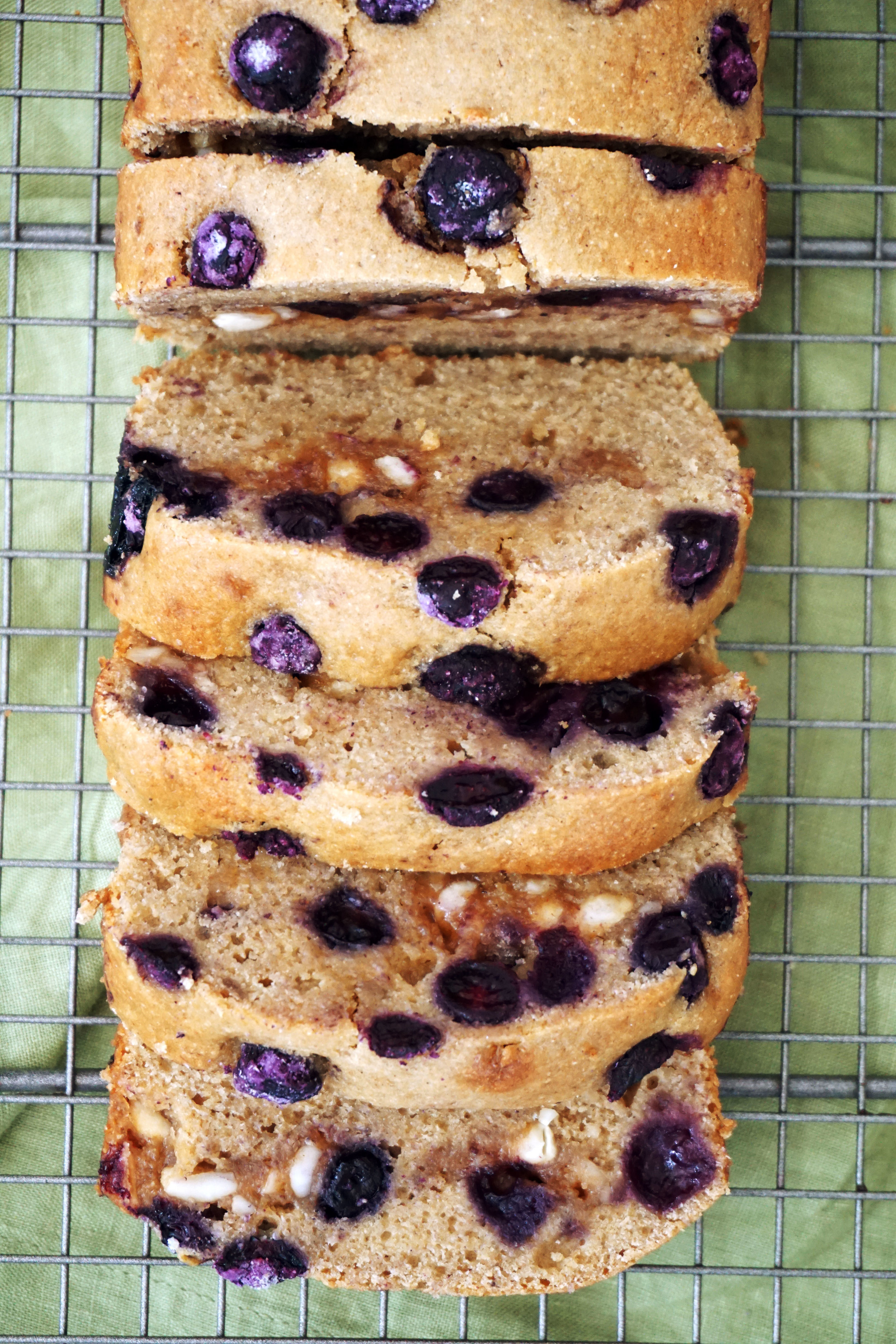 Blueberry Cashew Crumble Bread