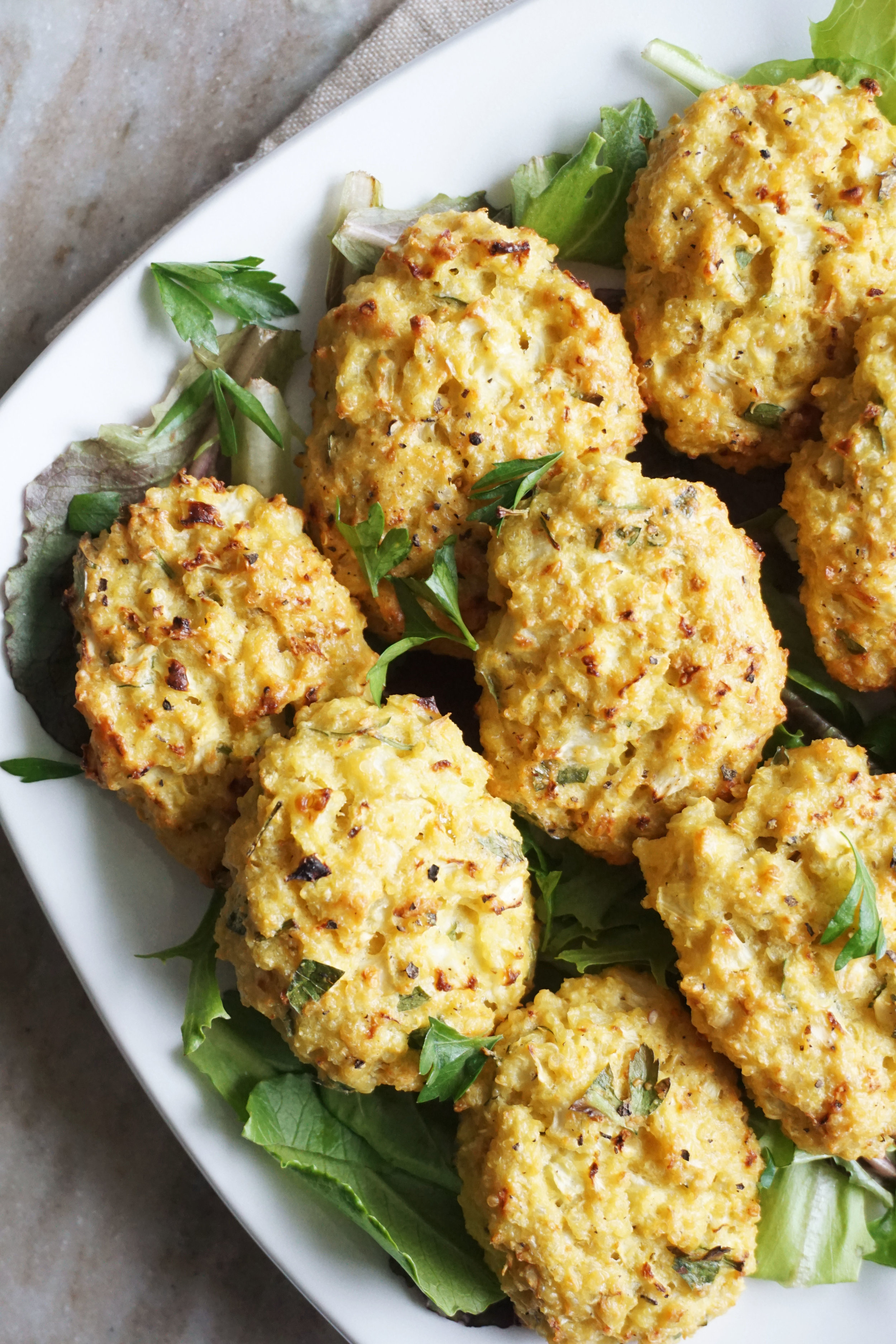 Cauliflower Quinoa Tots (GF)