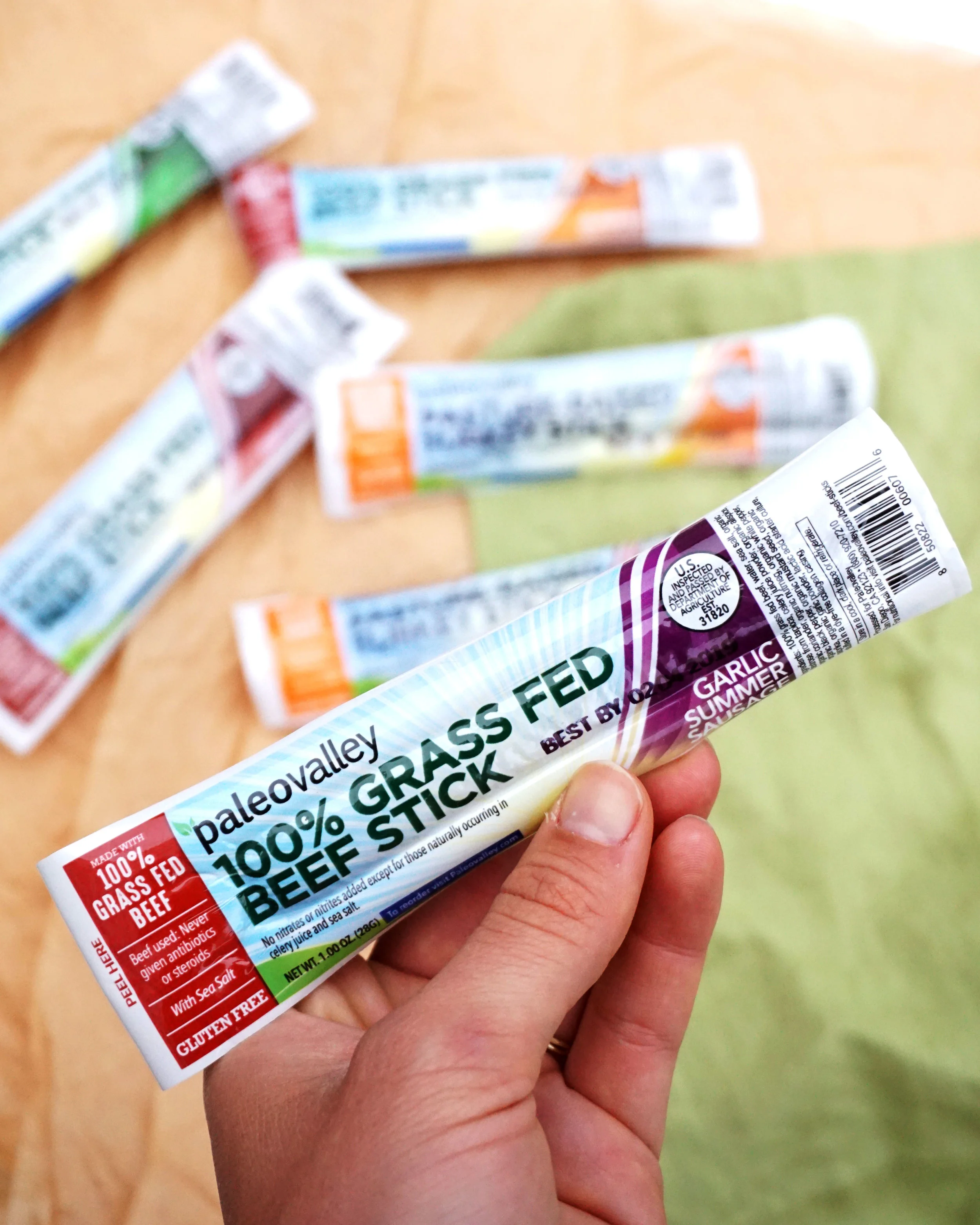 PaleoValley Pasture-Raised Turkey and Grass-Fed Beef Sticks 