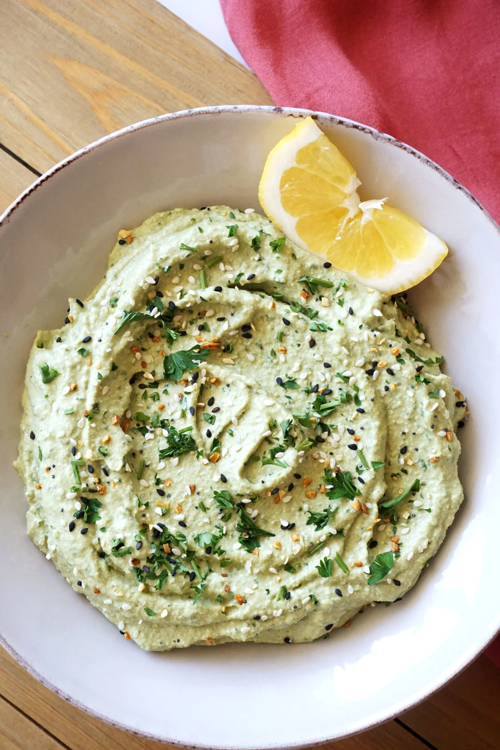 Mediterranean Lemon Parsley Dip (Vegan, GF, Paleo)