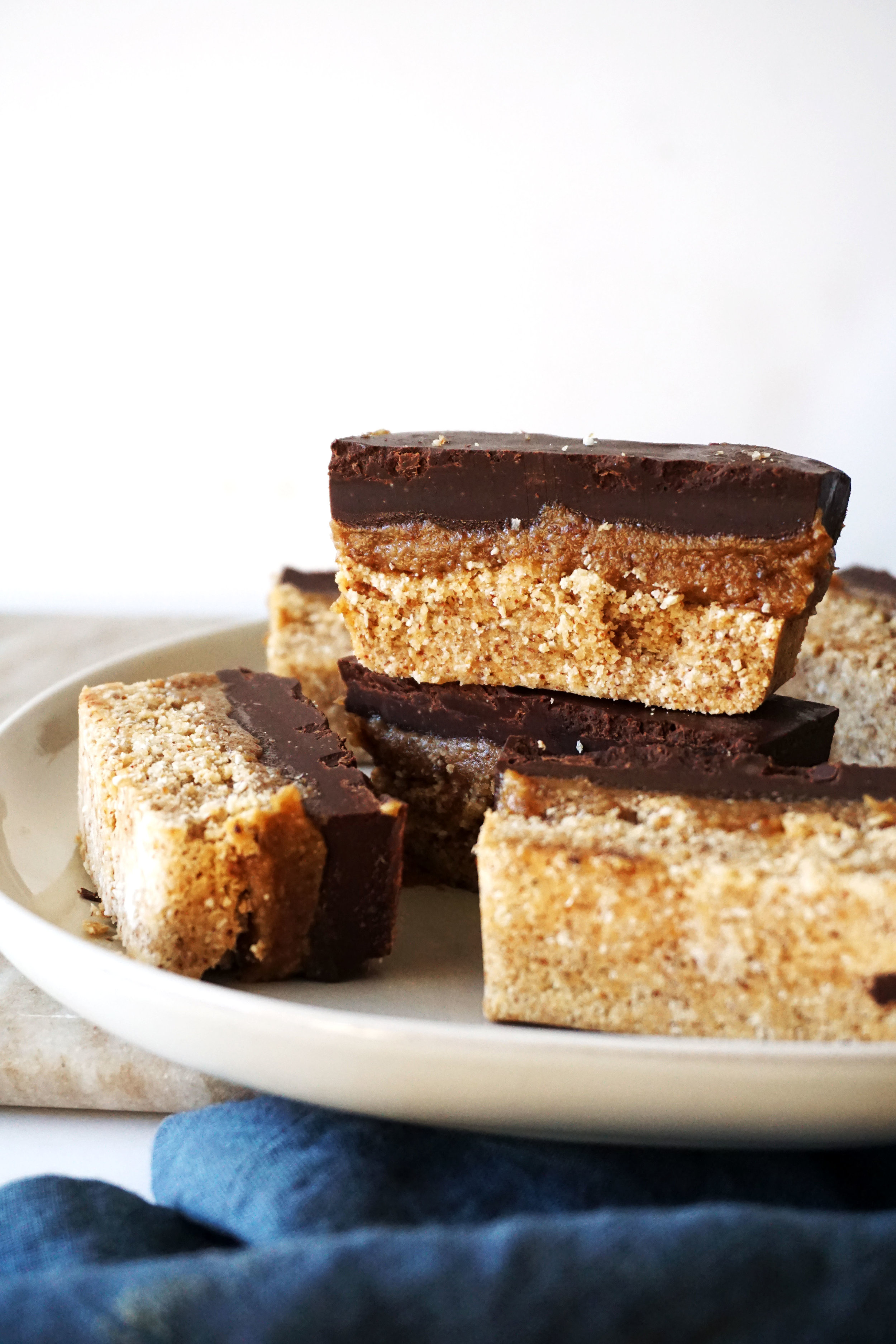 Homemade Twix Bars (Vegan, GF)