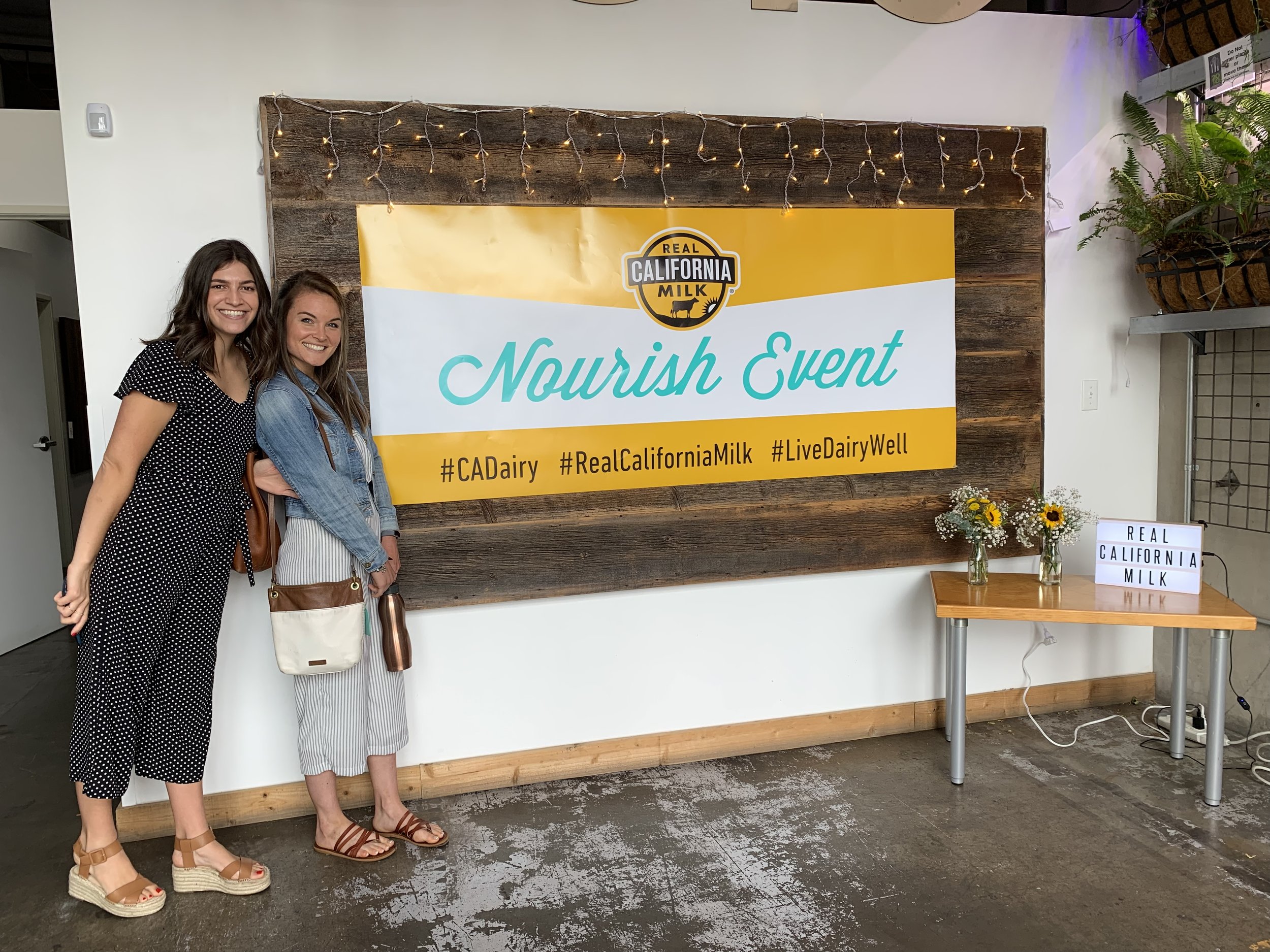 Real California Milk Nourish Event