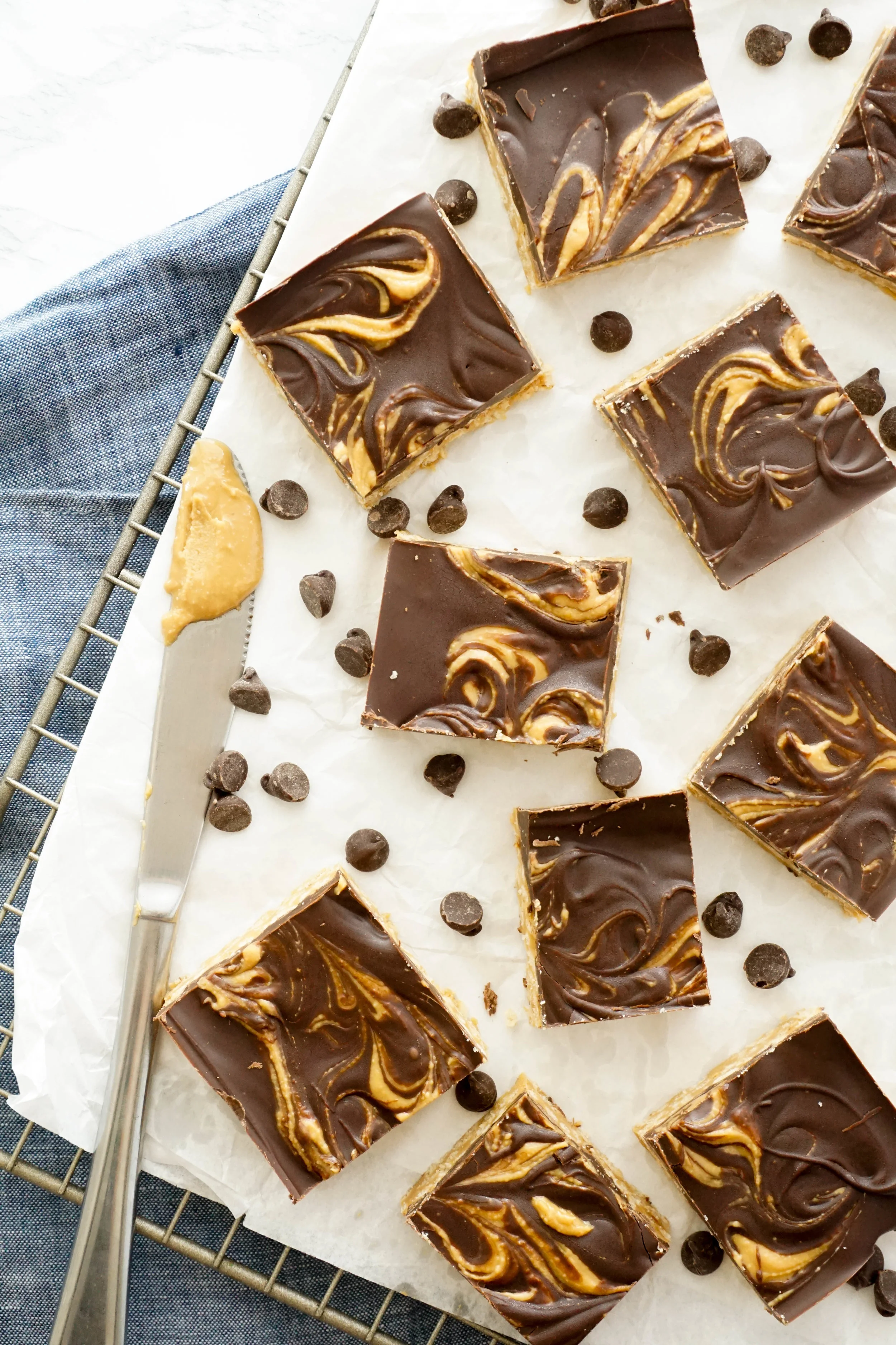 Dark Chocolate Scotcheroos (V, GF)