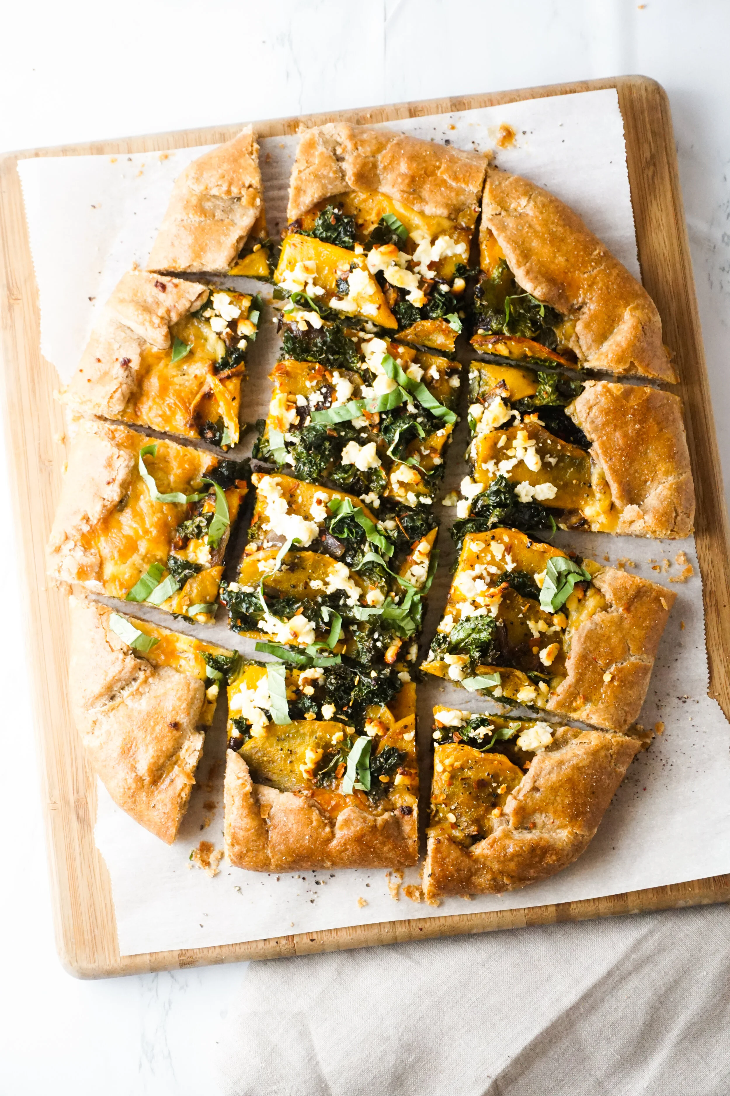 Savory Winter Vegetable Galette with Feta Cheese (wholewheat) — Hungry