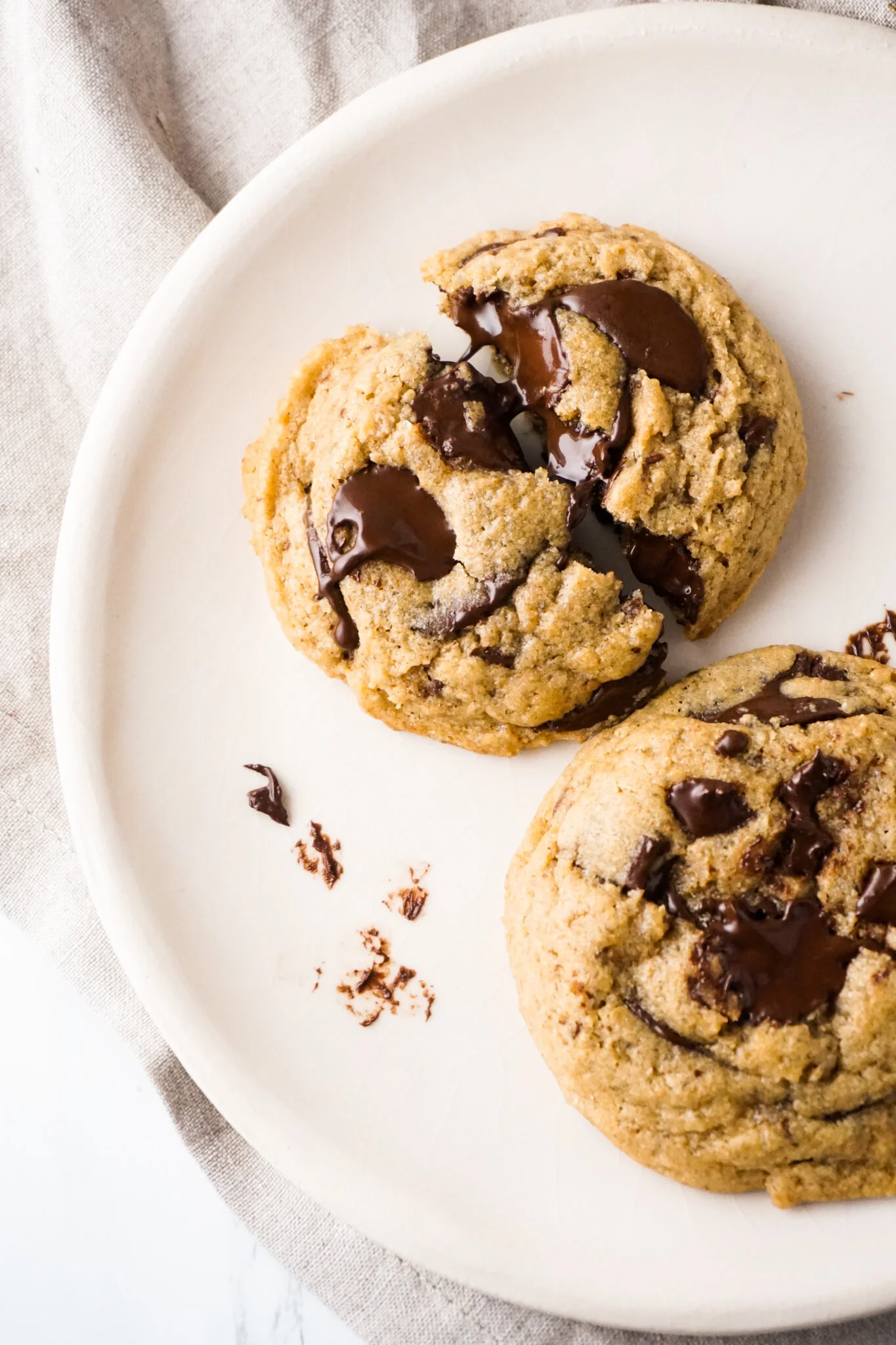 The Best Brown Butter Chocolate Chunk Cookies Whole Wheat Hungry Haley